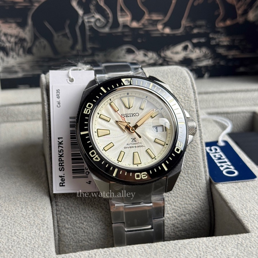 Seiko RARE Seiko Prospex King Samurai “Thai Elephant” - SRPK57 / SRPK57K1 Thailand Exclusive - Ivory Dial - Limited Edition 1,500pcs
