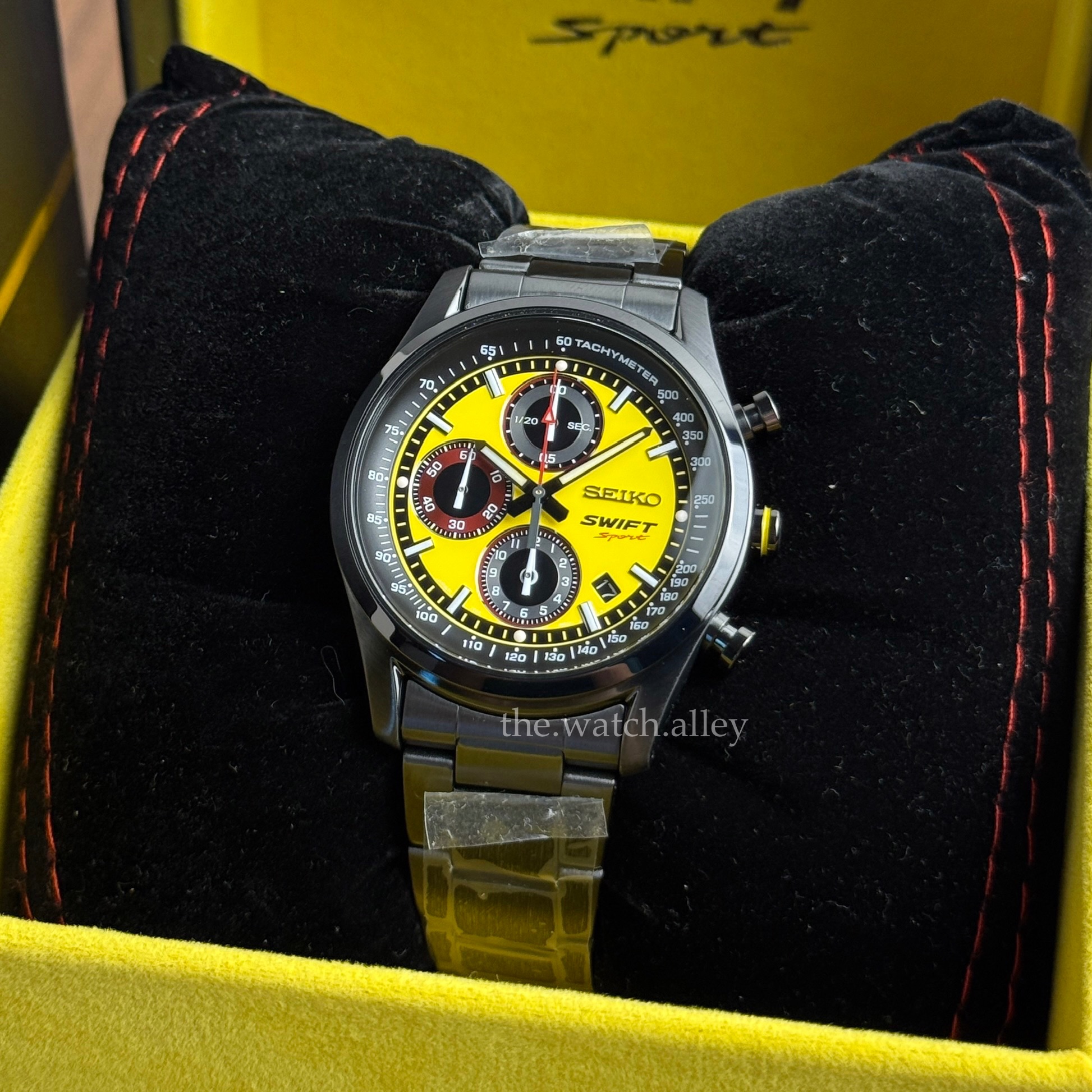 Seiko RARE Seiko x Suzuki Swift Sport "Champion Yellow 4" Japan Exclusive Limited Edition 300pcs - Chronograph