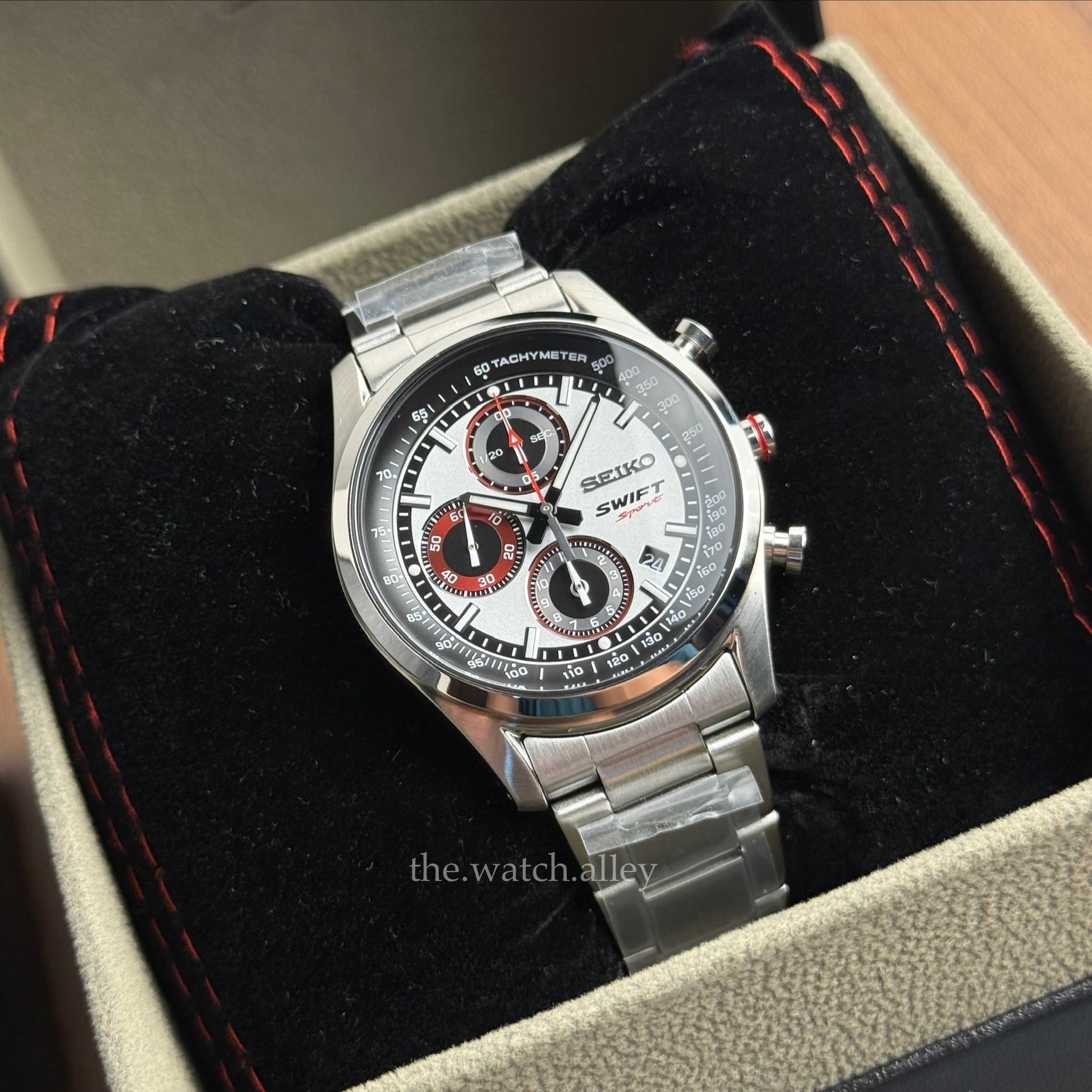 Seiko RARE Seiko x Suzuki Swift Sport "Premium Silver Metallic" Japan Exclusive Limited Edition 300pcs - Chronograph