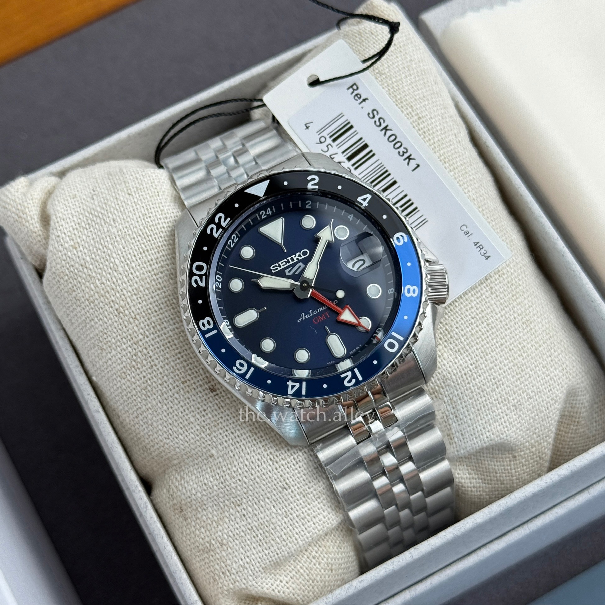 Seiko Seiko 5 Sports Automatic GMT - SSK003 / SSK003K1 Blue Dial “Batman”