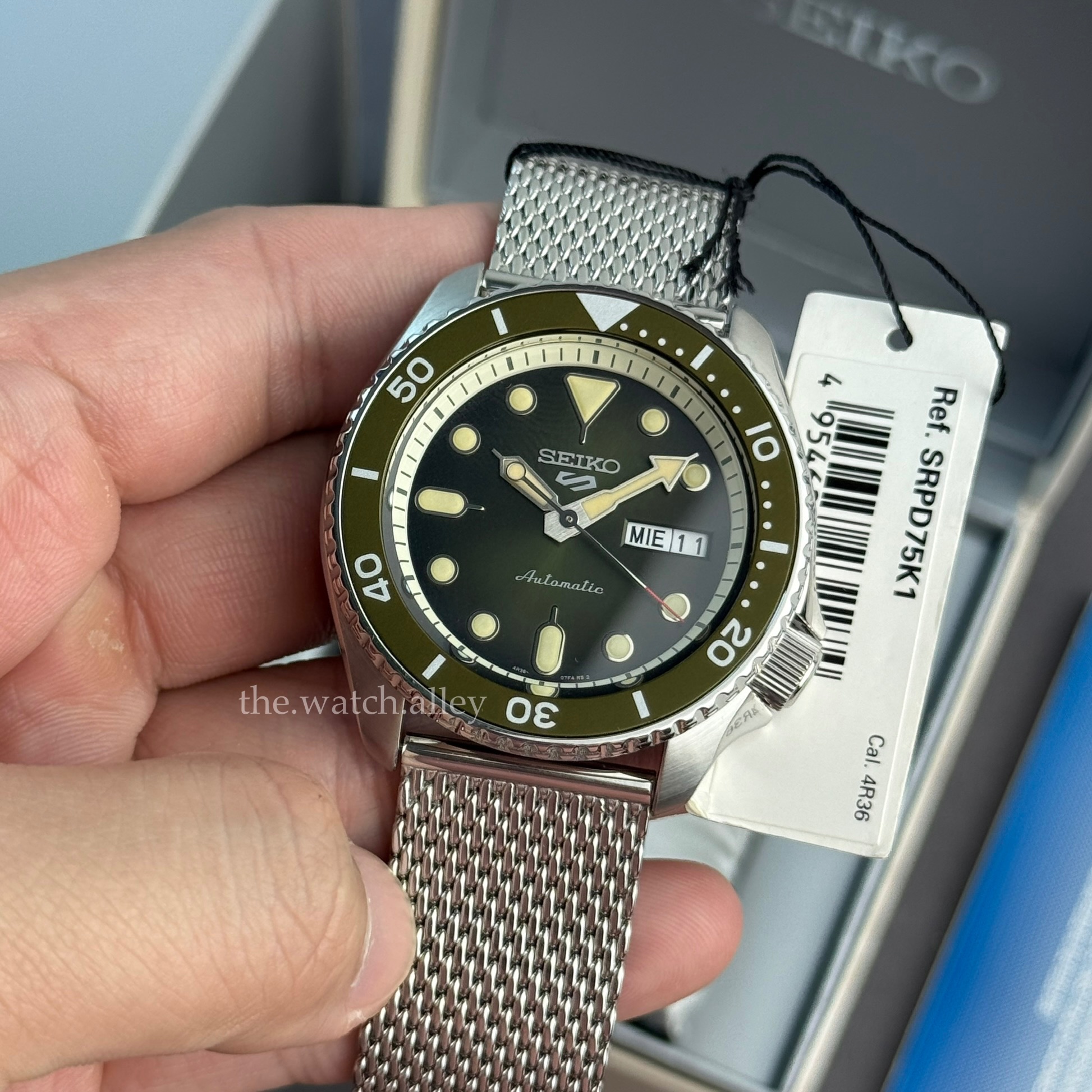 Seiko Seiko 5 Sports - SRPD75 / SRPD75K1 Green Dial “5KX” - Automatic