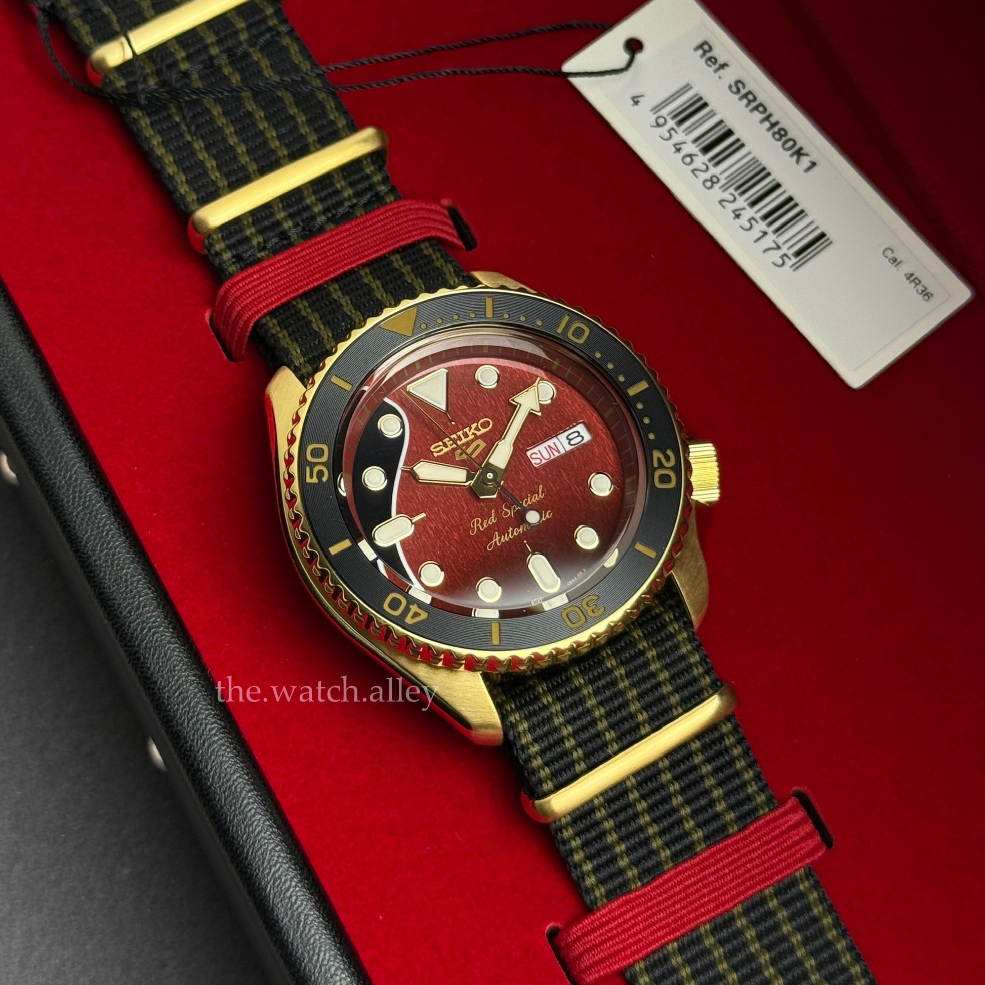 Seiko Seiko 5 Sports x BRIAN MAY - “Red Special” SRPH80 / SRPH80K1 - Limited Edition 12,500pcs
