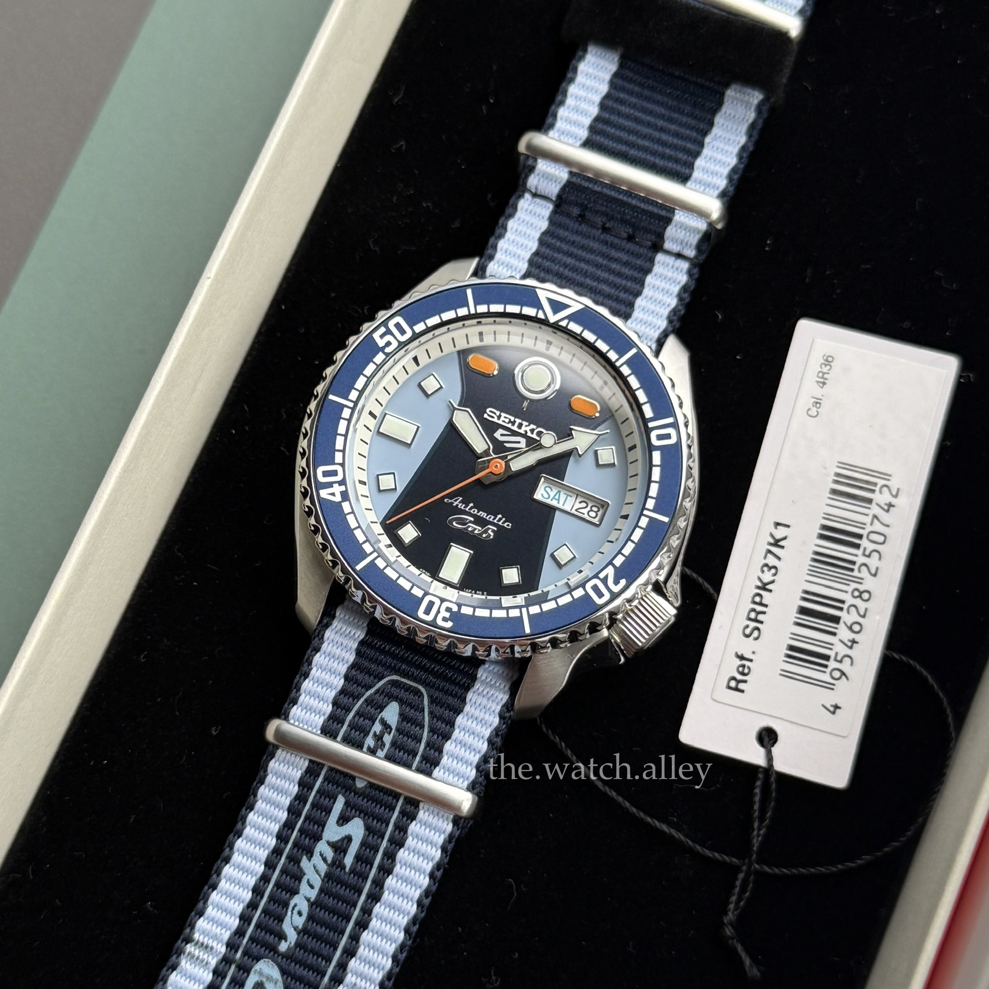 Seiko Seiko 5 Sports X Honda Super Cub - Blue SRPK37 / SRPK37K1 - 55th Anniversary Limited Edition 7,500pcs