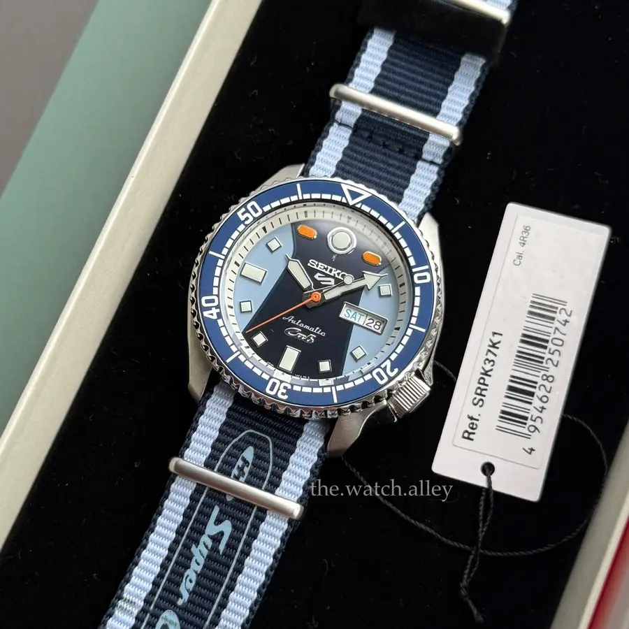 Seiko Seiko 5 Sports X Honda Super Cub - Blue SRPK37 / SRPK37K1 - 55th Anniversary Limited Edition 7,500pcs