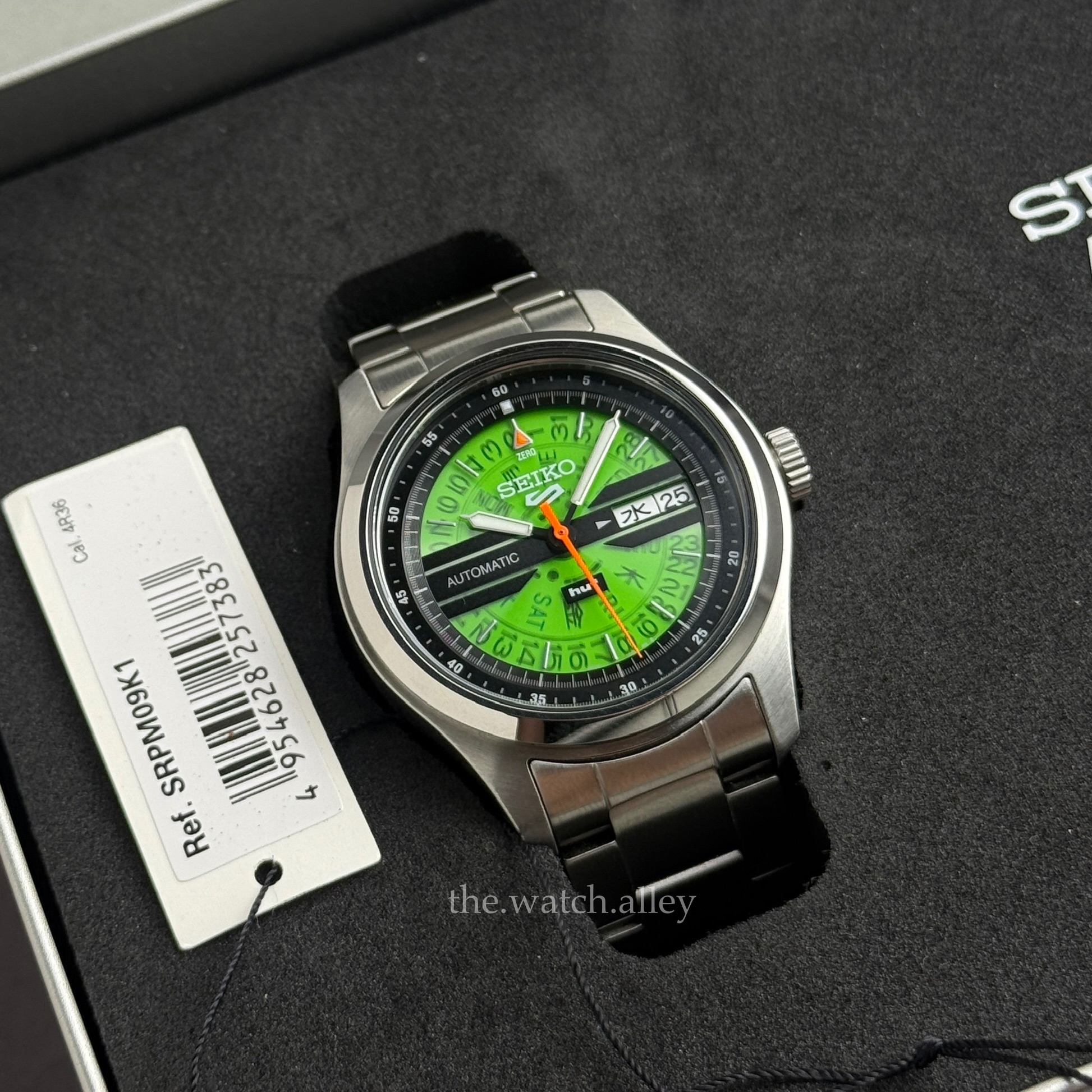 Seiko Seiko 5 Sports x HUF Collaboration - SRPM09 / SRPM09K1 “Time Sonar” Inspired Automatic Watch - Limited Edition 7,000pcs