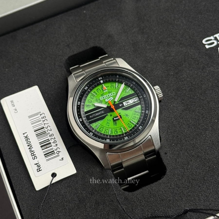 Seiko Seiko 5 Sports x HUF Collaboration - SRPM09 / SRPM09K1 “Time Sonar” Inspired Automatic Watch - Limited Edition 7,000pcs