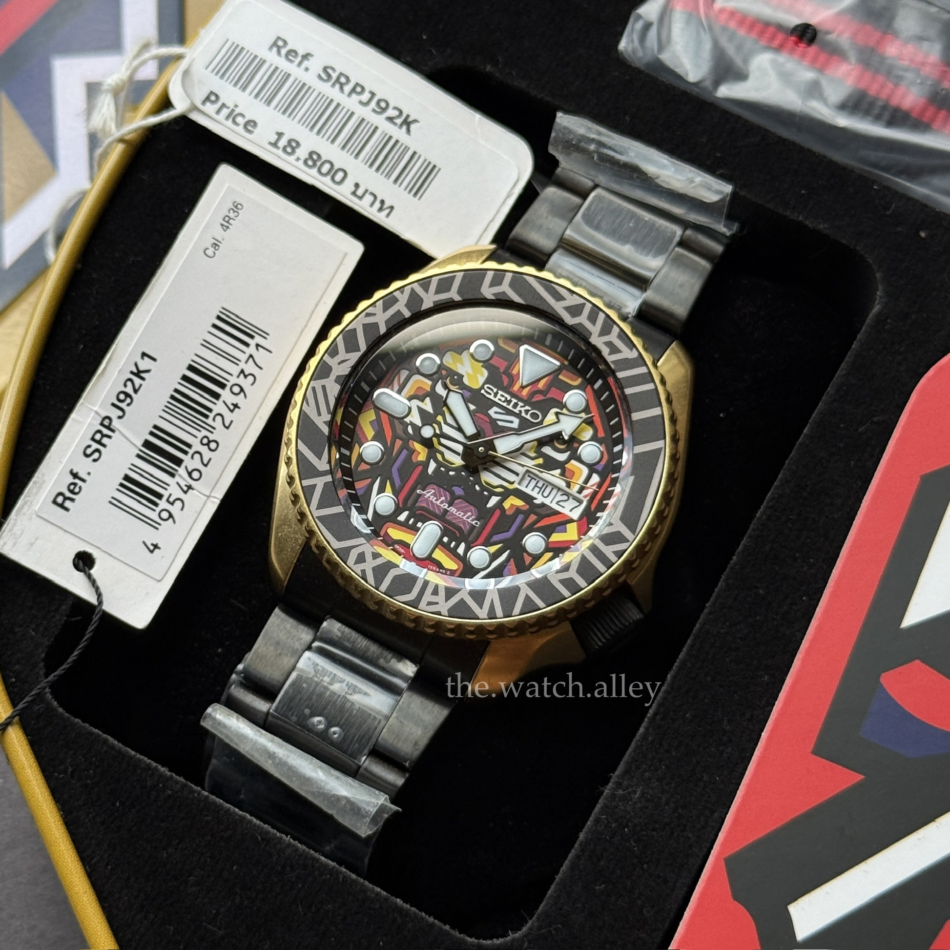 Seiko Seiko 5 Sports x Rukkit “The Tiger” SRPJ92 / SRPJ92K1 - Thailand Limited Edition 2,022pcs