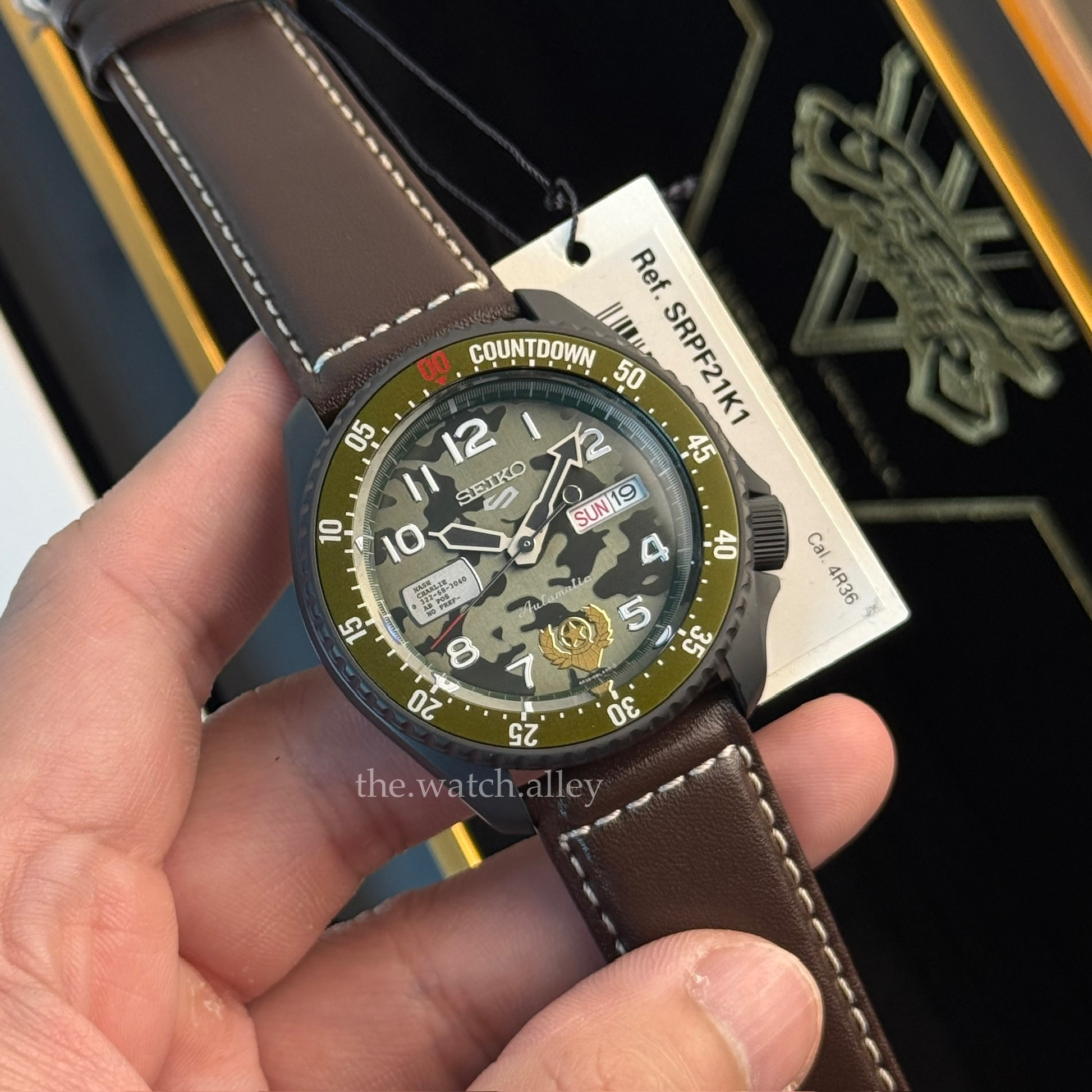 Seiko Seiko 5 Sports x Street Fighter V - “Guile” 5KX SRPF21 / SRPF21K1 - Limited Edition 9,999pcs