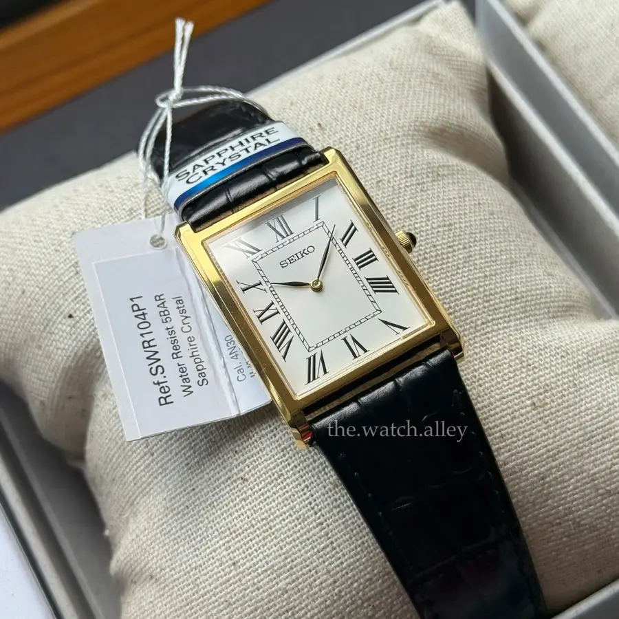 Seiko Seiko Classic “Tank” - Mens SWR104 / SWR104P1 - Gold
