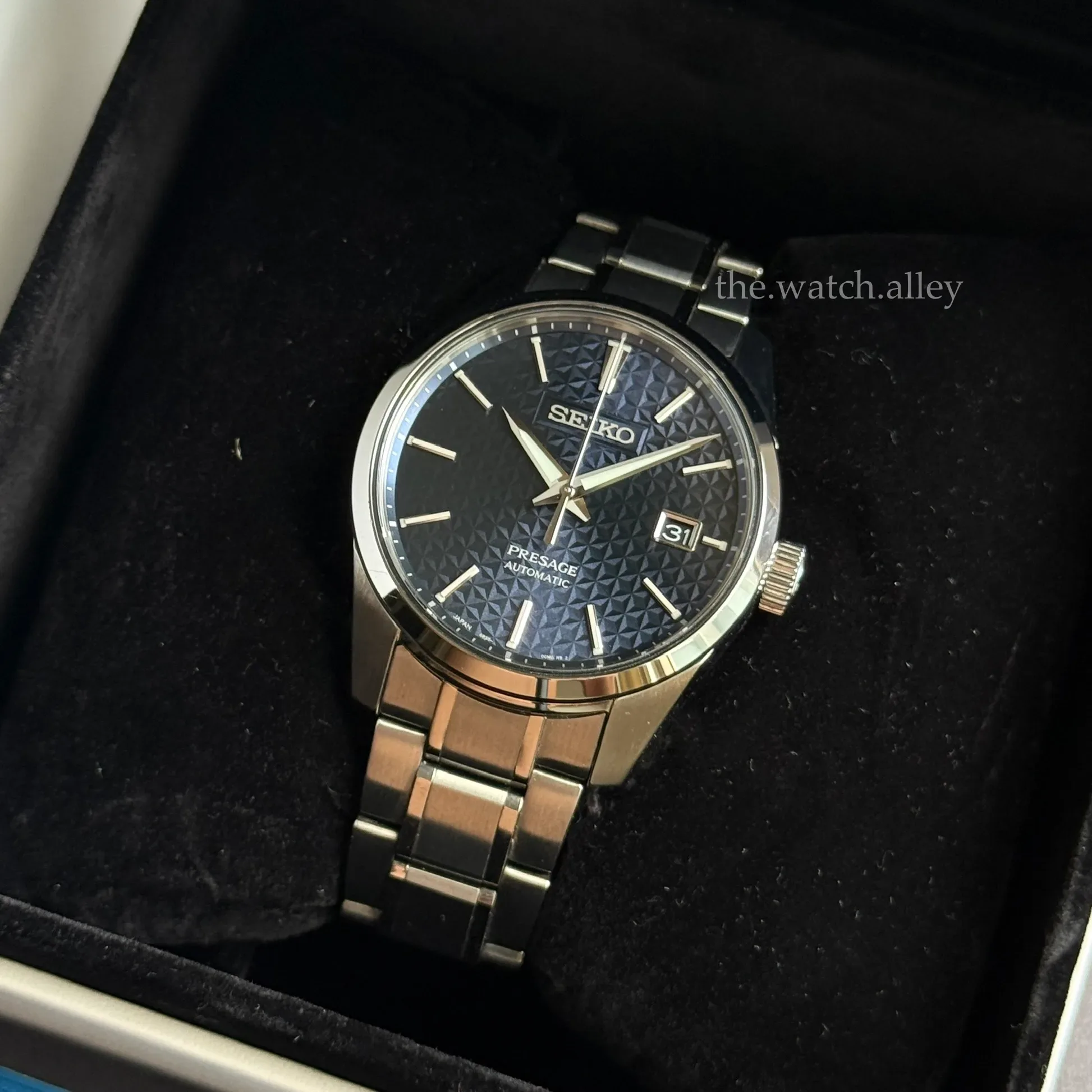 Seiko Seiko Presage - Blue “Aitetsu” SPB167 / SPB167J1 - Sharp Edged Series