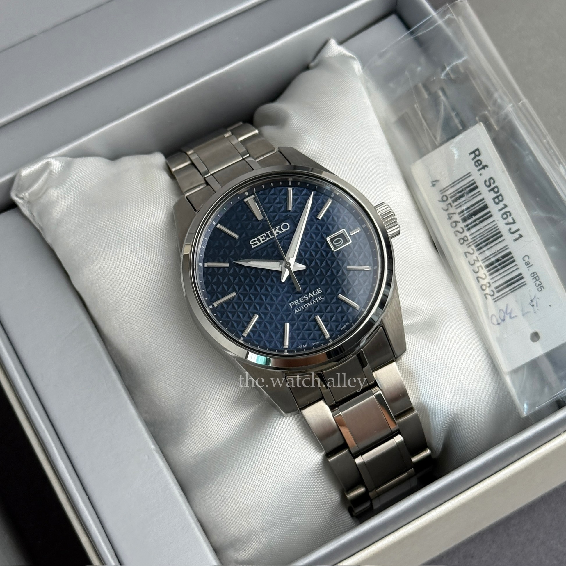 Seiko Seiko Presage - Blue “Aitetsu” SPB167 / SPB167J1 - Sharp Edged Series
