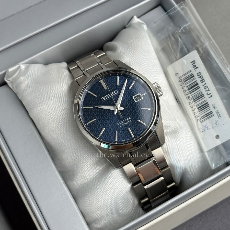 Seiko Seiko Presage - Blue “Aitetsu” SPB167 / SPB167J1 - Sharp Edged Series