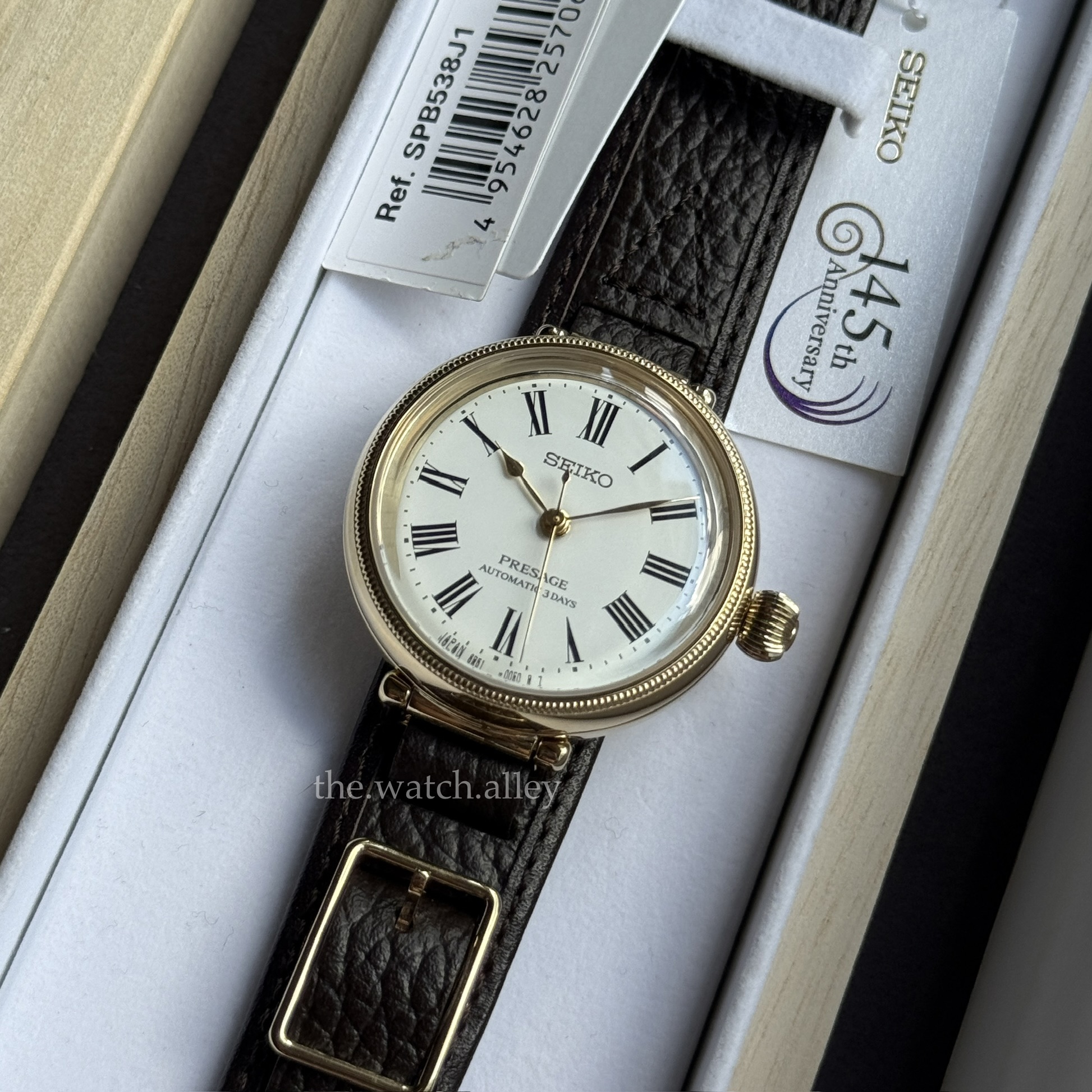 Seiko Seiko Presage Classic Enamel - SPB538 / SPB538J1 “The Timekeeper” - Craftsmanship Series 145th Anniversary Limited Edition 1,450 pieces