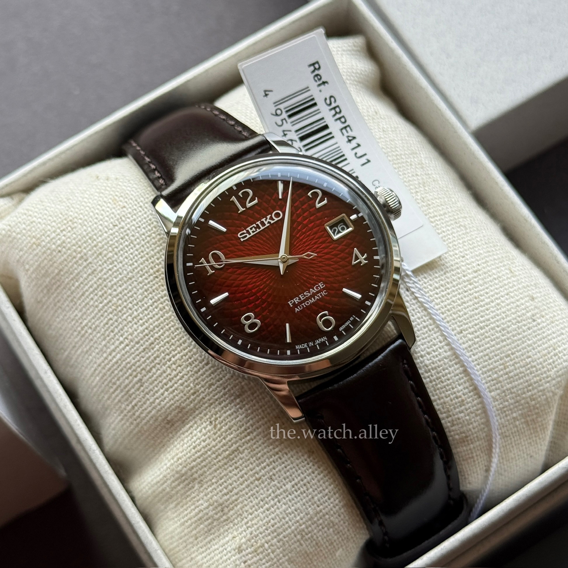 Seiko Seiko Presage Cocktail Time - “Negroni” SRPE41 / SRPE41J1 Red Dial - Automatic