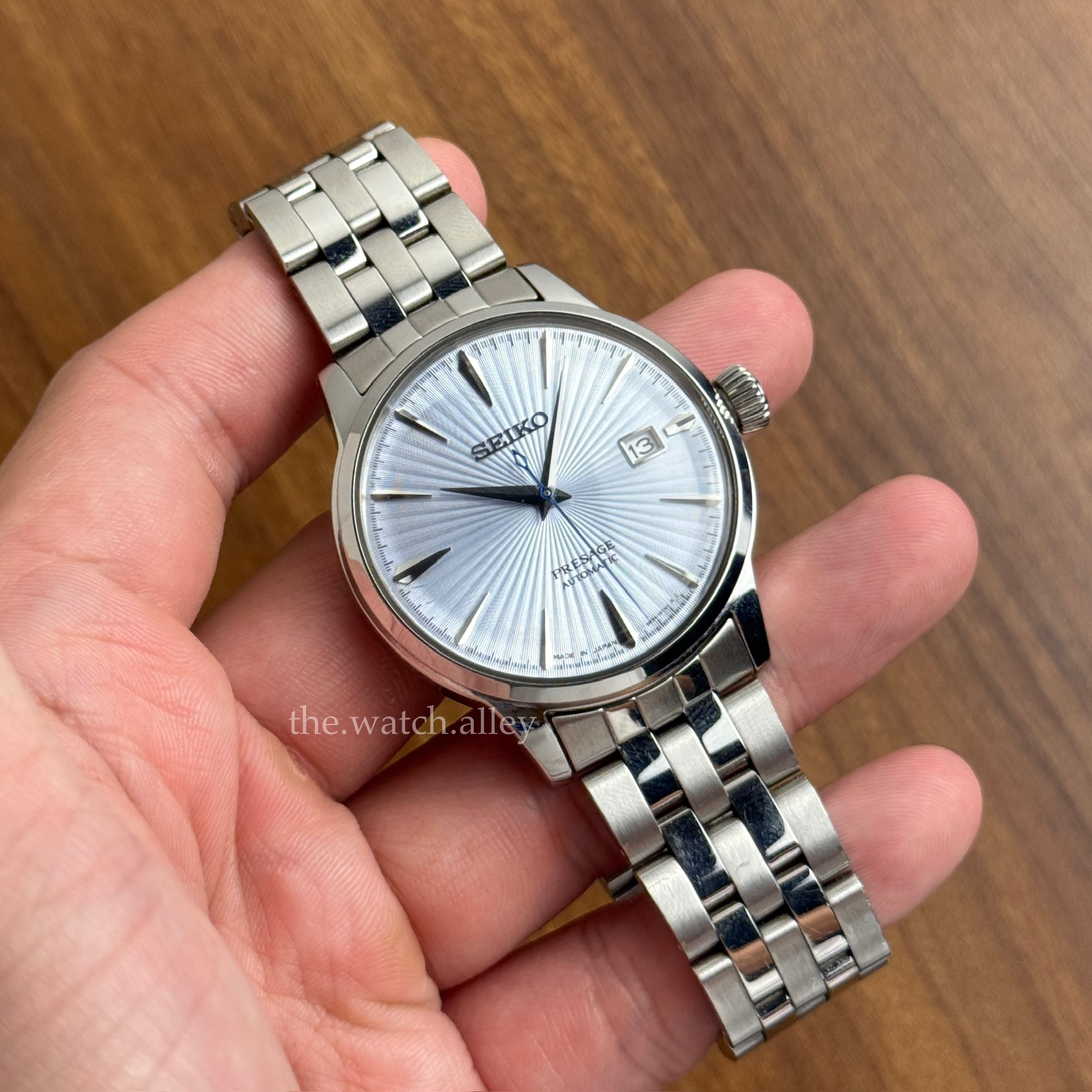 Seiko Seiko Presage Cocktail Time “Skydiving” - SRPE19 / SRPE19J1 Ice Blue Dial - Automatic Dress Watch