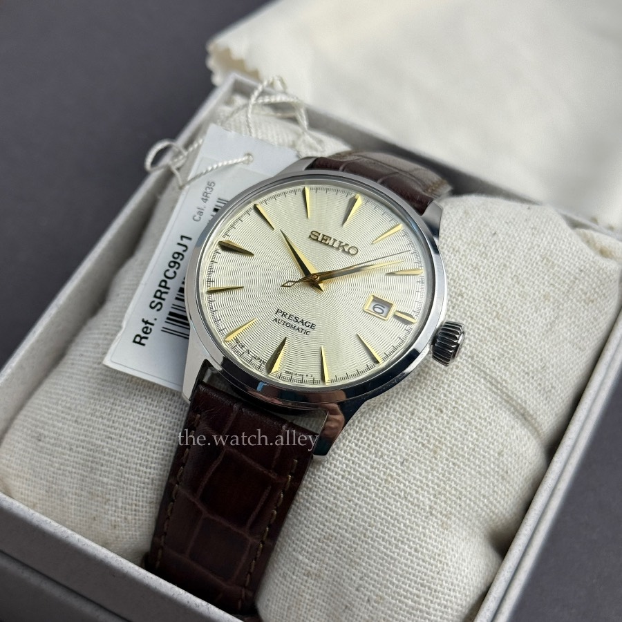 Seiko Seiko Presage Cocktail Time - SRPC99 / SRPC99J1 Golden Champagne Dial - Automatic Dress Watch