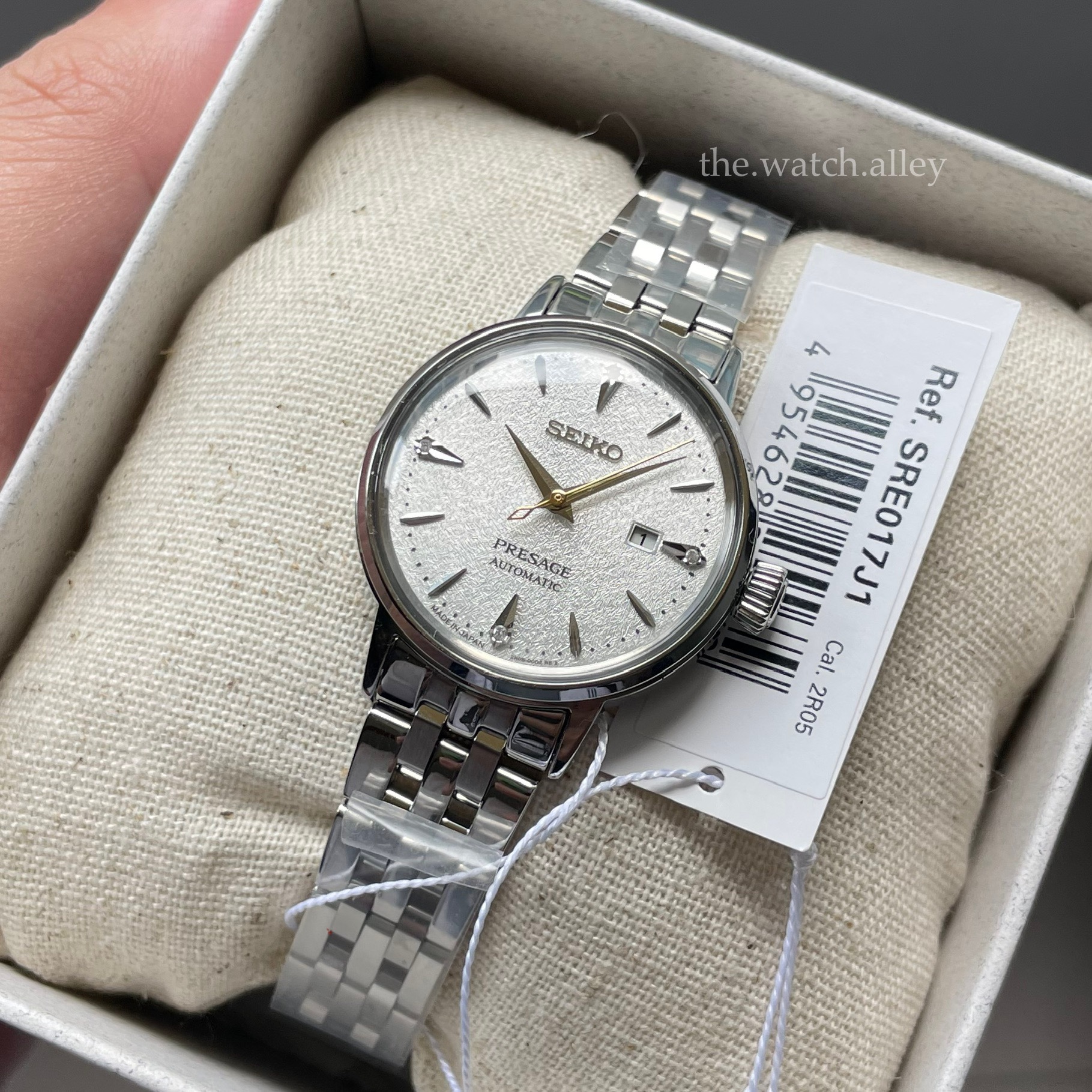 Seiko Seiko Presage Ladies - SRE017 / SRE017J1 White Diamonds - “Hot Buttered Rum Cow” - Cocktail Time