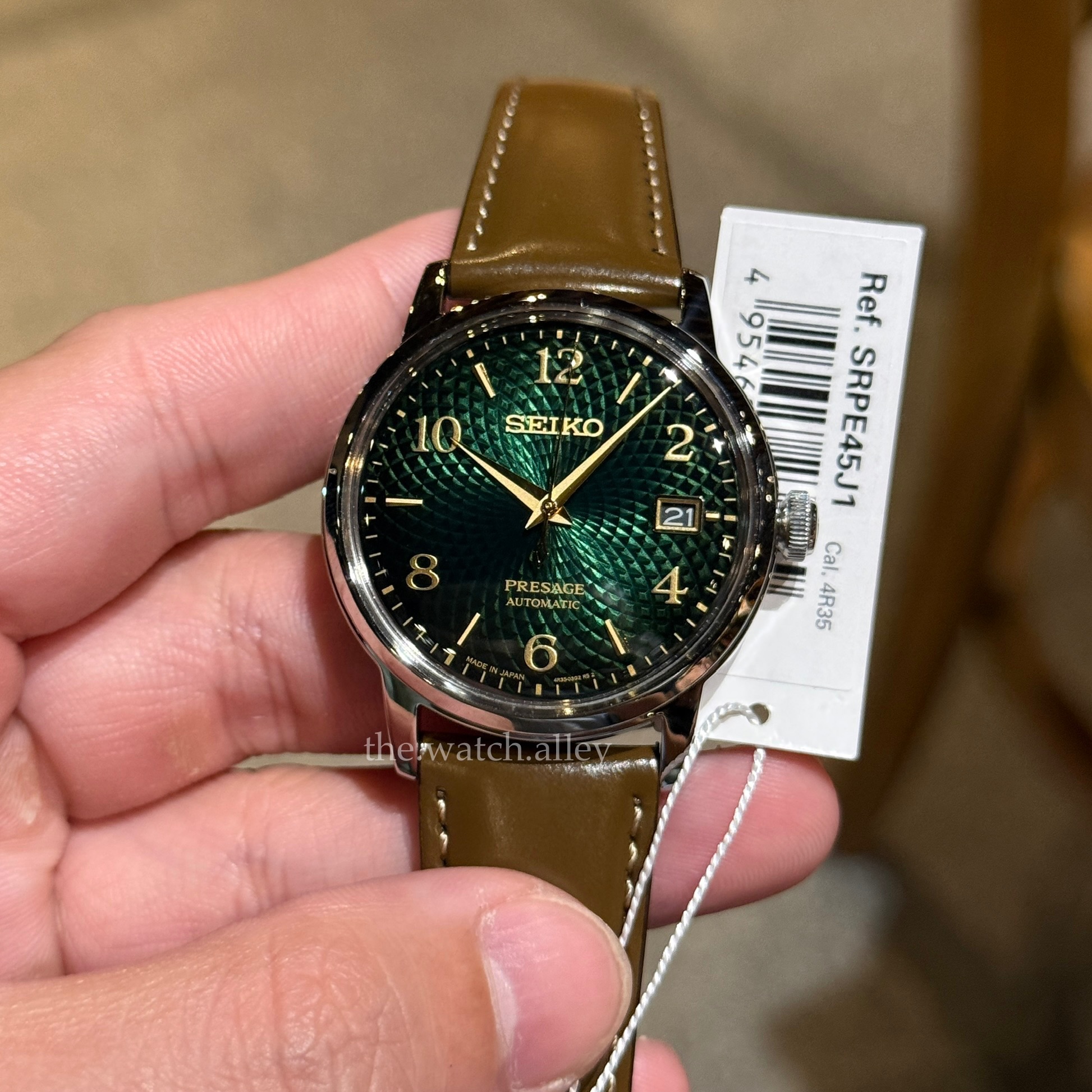 Seiko Seiko Presage - “Mojito” Cocktail Time SRPE45 / SRPE45J1 Green - Dress Watch