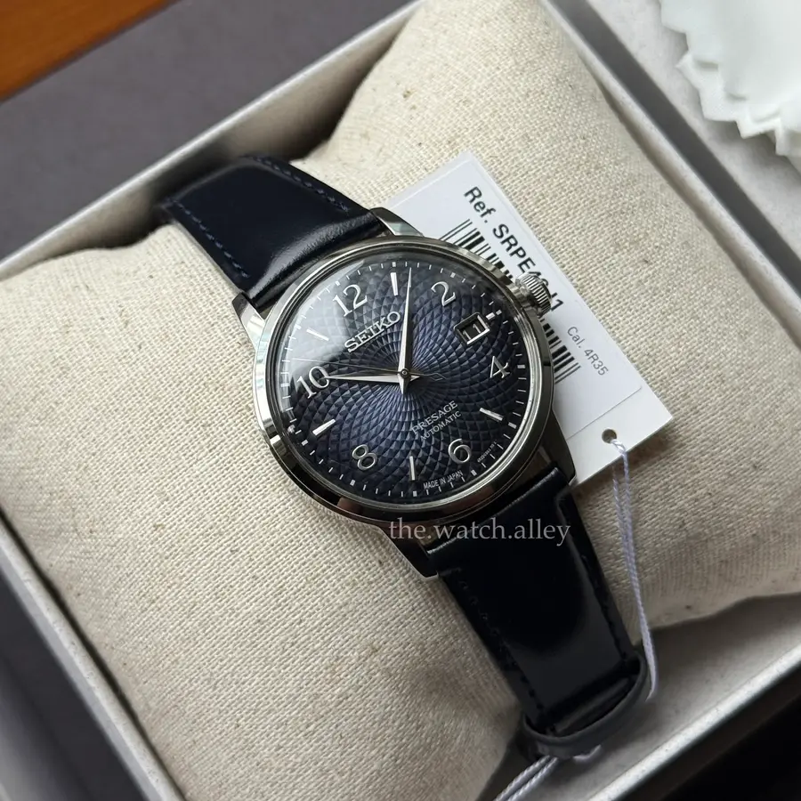 Seiko Seiko Presage - “Old Clock / Manhattan” Cocktail Time SRPE43 / SRPE43J1 Blue - Dress Watch