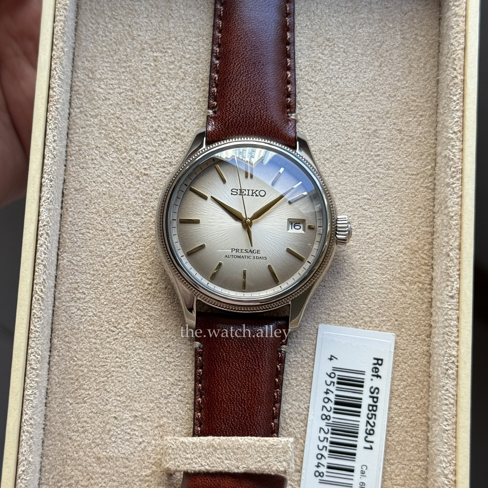 Seiko Seiko Presage - “Shiracha” SPB529/SPB529J1 Upcycled Leather Strap - Limited Edition 3,000pcs