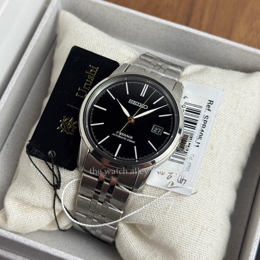 Seiko Seiko Presage - SPB405 / SPB405J1 Black Urushi Lacquer Dial “Craftsmanship” Classic Series - Dress Watch