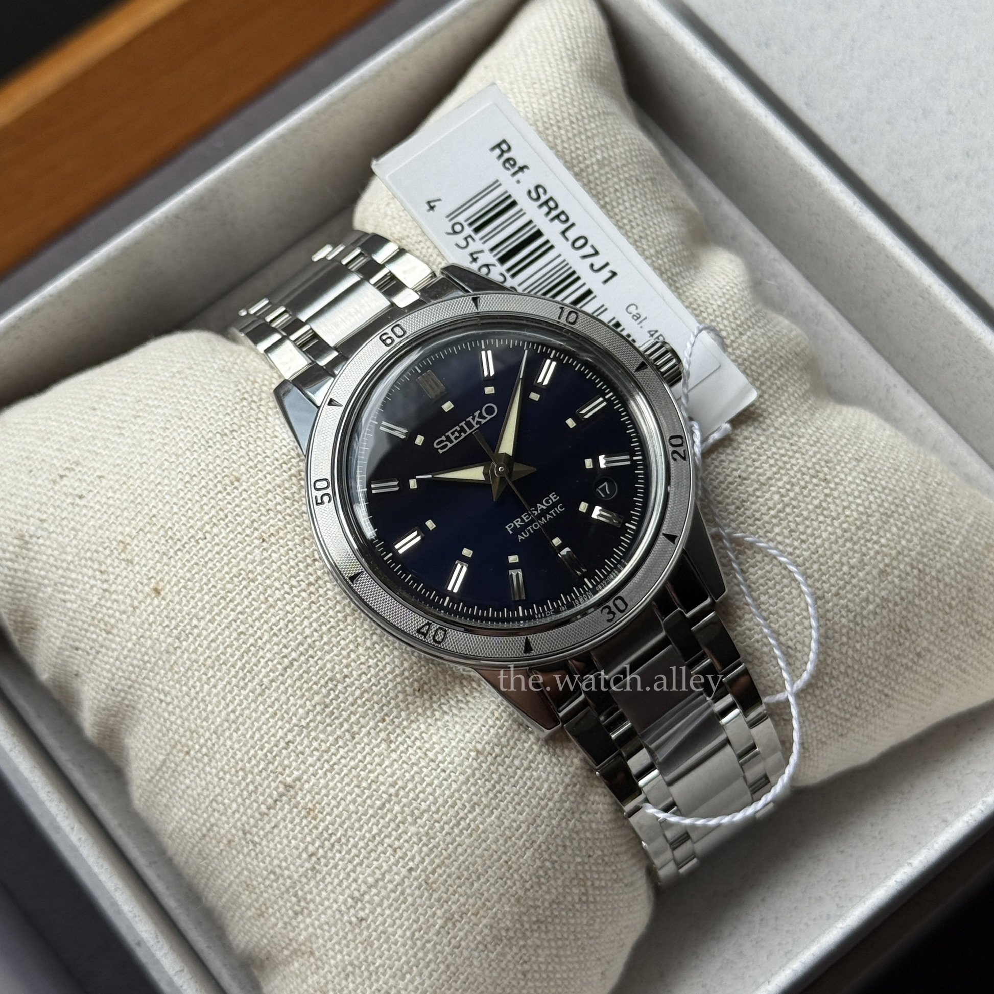 Seiko Seiko Presage - SRPL07 / SRPL07J1 Blue - Style 60’s Dress Watch
