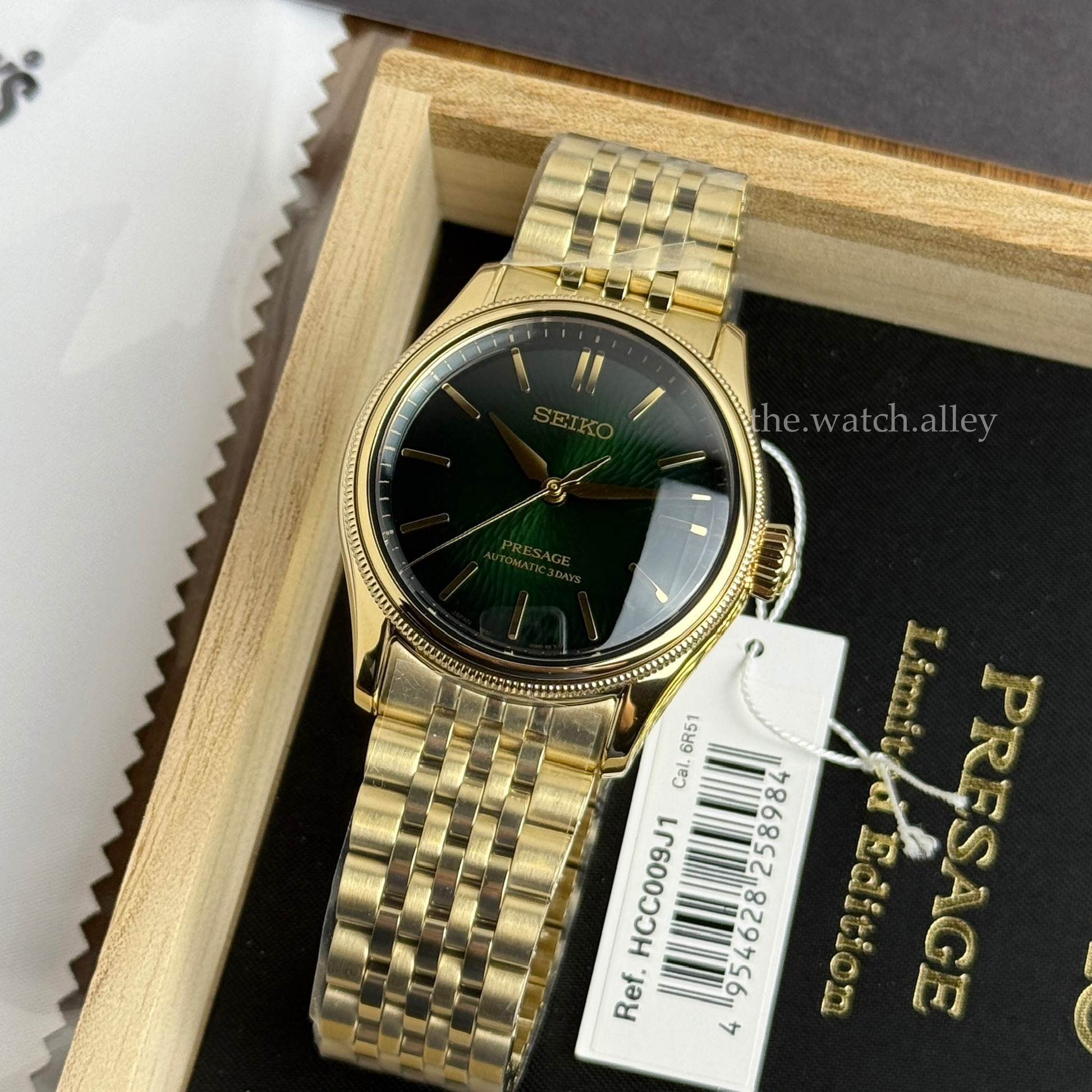 Seiko Seiko Presage x TRADMAN’S BONSAI - HCC009 / HCC009J1 Matsuba-Iro Green Dial - Limited Edition 2,000pcs