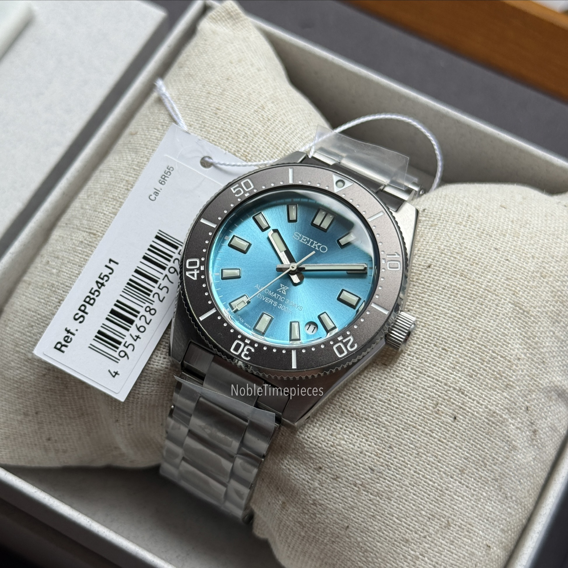 Seiko Seiko Prospex 62mas – Teal / Blue Dial - 1965 Heritage Diver SPB545 | SPB545J1 — Save The Ocean - Limited Edition 4,000pcs