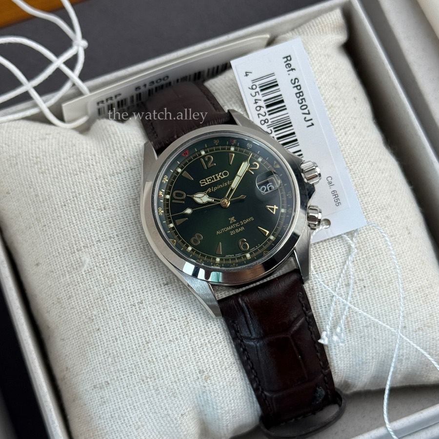 Seiko Seiko Prospex Alpinist - “Classic Pine Green” SPB507 / SPB507J1 - Automatic 3 Days