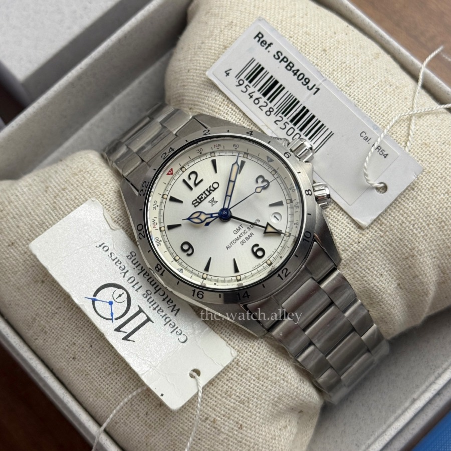 Seiko Seiko Prospex Alpinist GMT - SPB409 / SPB409J1 White 110th Anniversary Limited Edition 3,000pcs