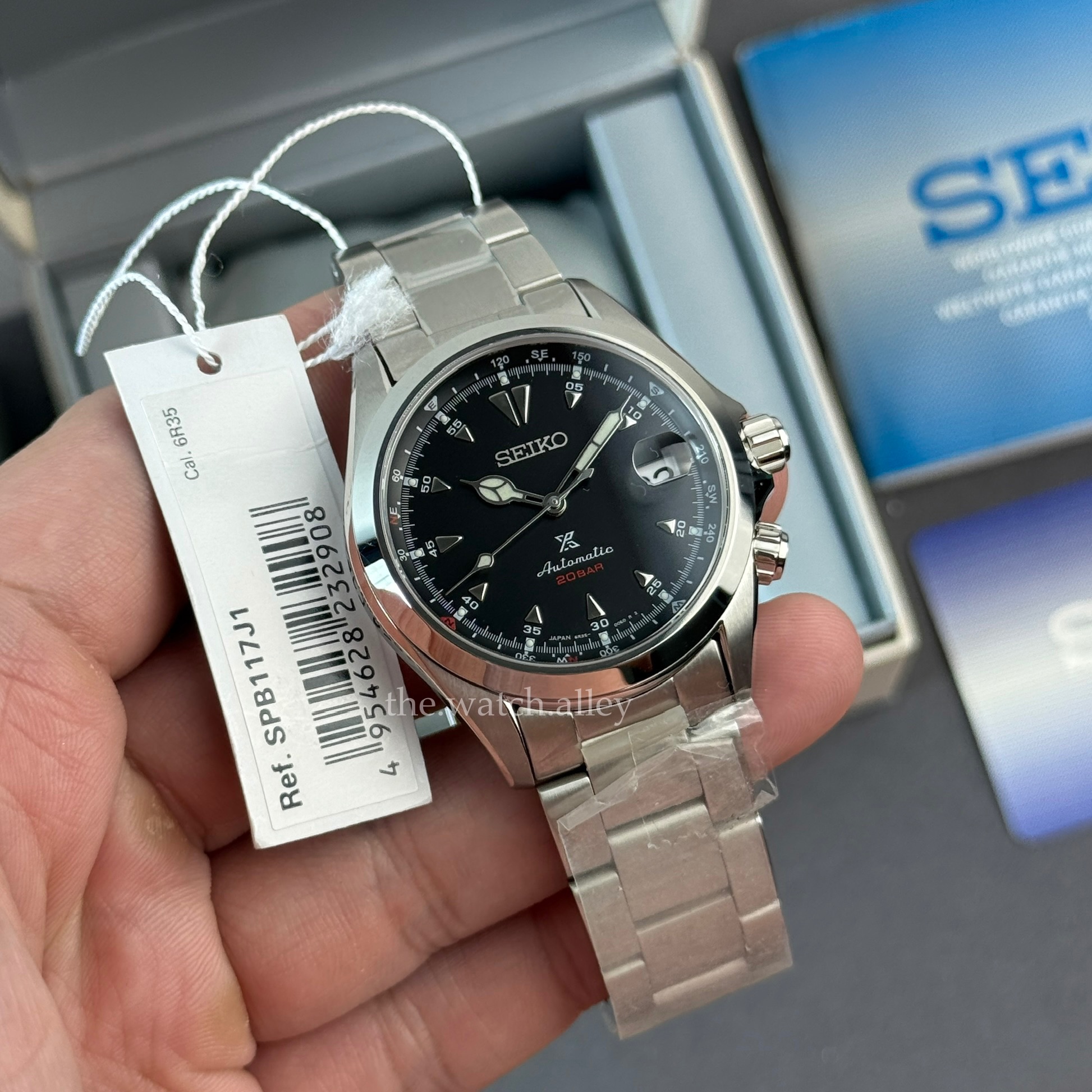 Seiko Seiko Prospex Alpinist - SPB117 / SPB117J1 Black Dial “Shark Tooth” - Discontinued Model
