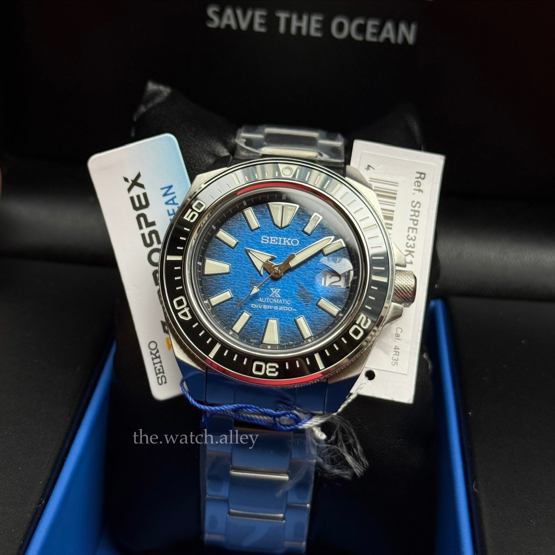 Seiko Seiko Prospex King Samurai “Manta Ray” - SRPE33 / SRPE33K1 Save the Ocean Special Edition - Divers Watch