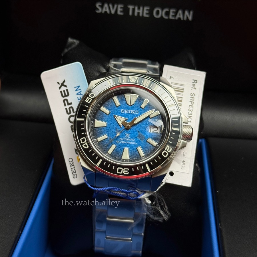Seiko Seiko Prospex King Samurai “Manta Ray” - SRPE33 / SRPE33K1 Save the Ocean Special Edition - Divers Watch