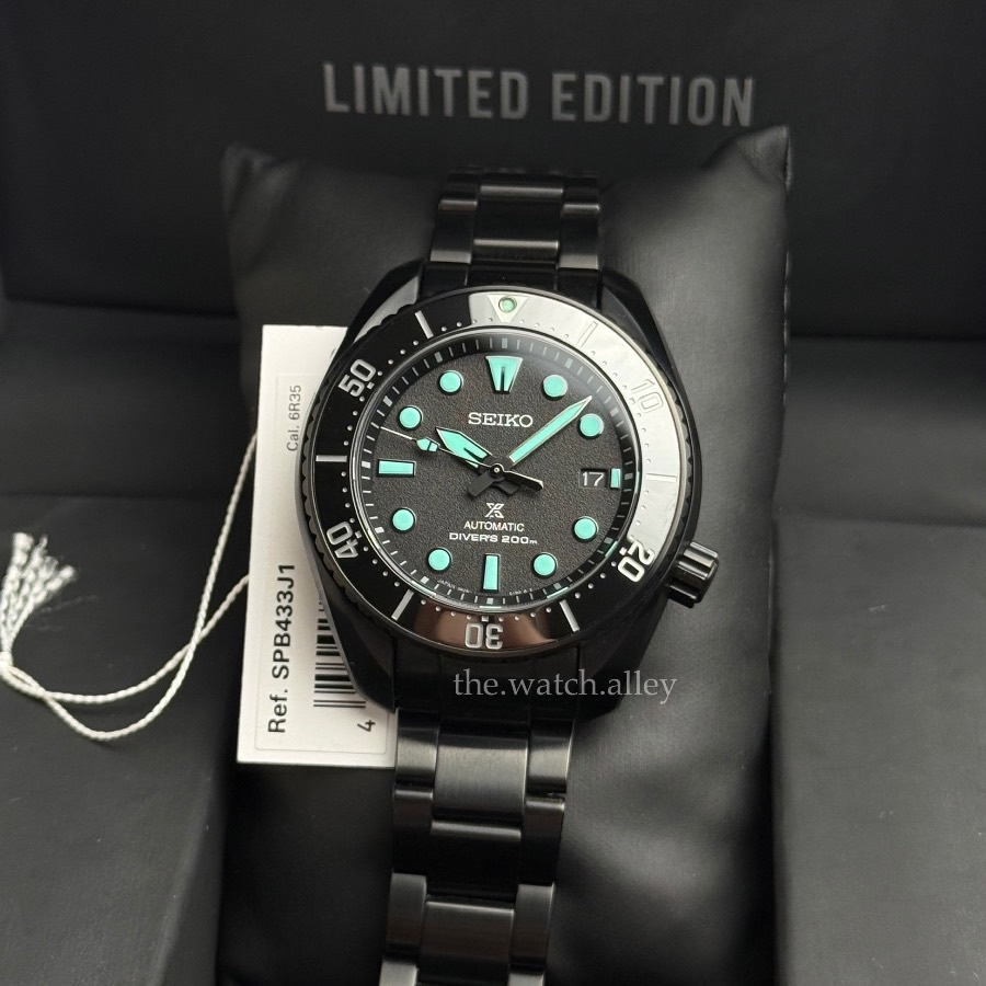 Seiko Seiko Prospex King Sumo "Night Vision" - SPB433 / SPB433J1 The Black Series - Automatic Diver's Watch - Limited Edition 3,500pcs