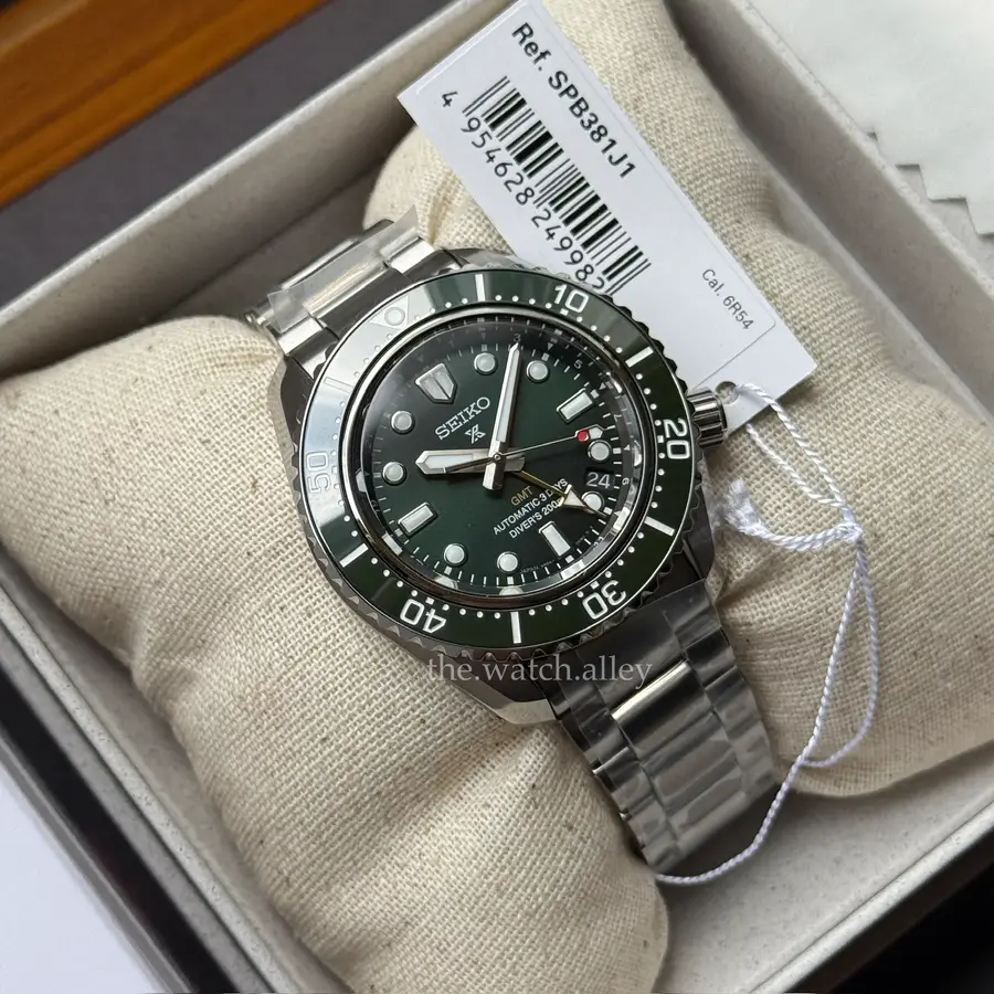 Seiko Seiko Prospex MM200 GMT - “Hulk” Automatic SPB381 / SPB381J1 Green - 3 Days 1968 Diver's Modern Re-interpretation