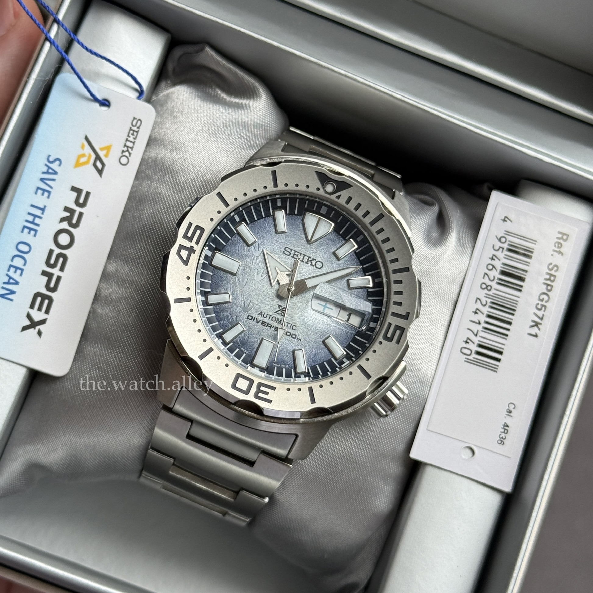 Seiko Seiko Prospex Monster - “Frost Antarctica” SRPG57 / SRPG57K1 “Penguin” - Save The Ocean