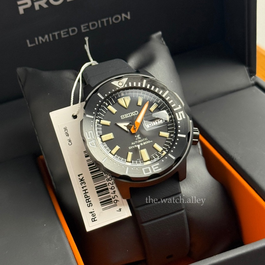 Seiko Seiko Prospex Monster - SRPH13 / SRPH13K1 The Black Series Limited Edition 7,000pcs - “Night Monster”