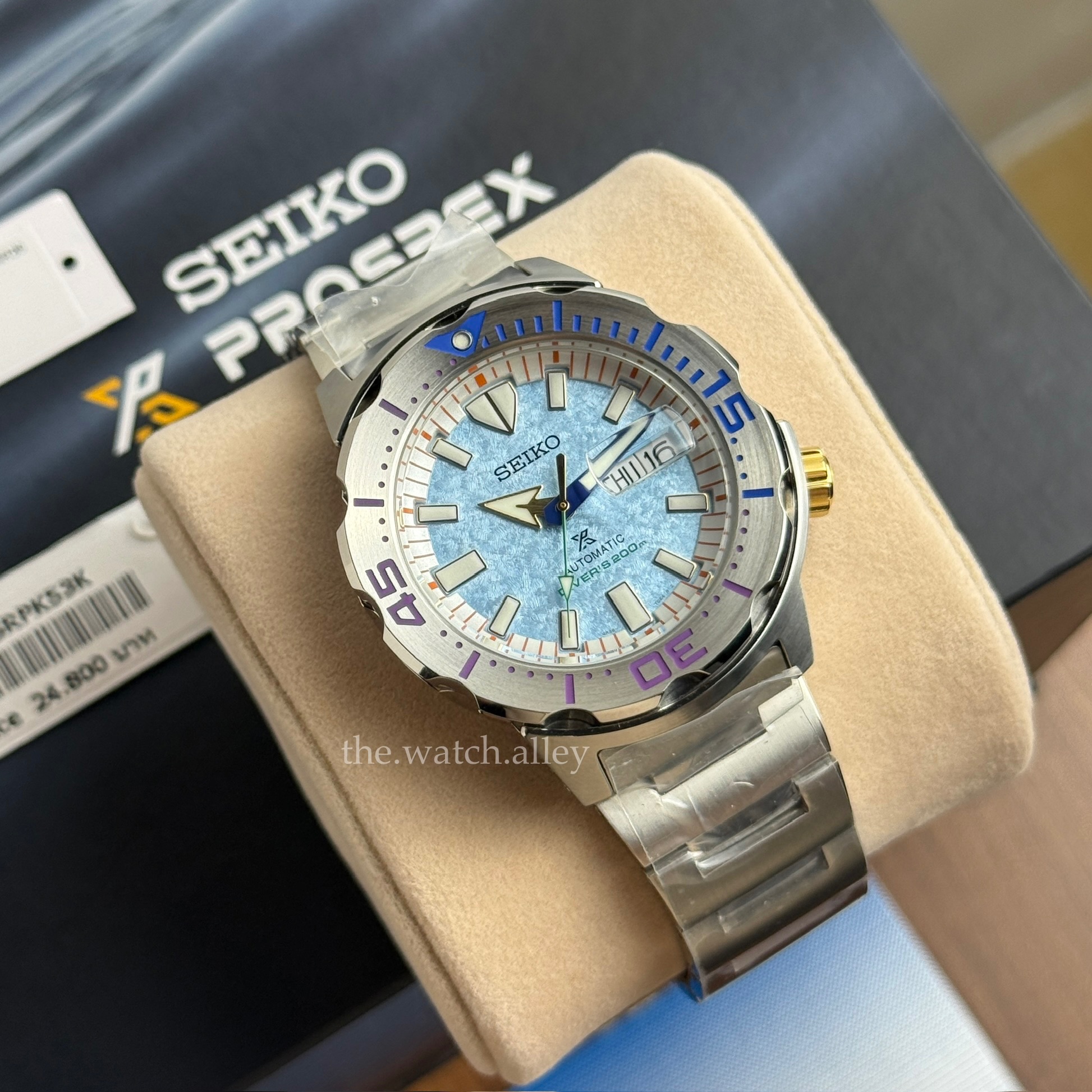 Seiko Seiko Prospex Monster “Sunshine” - SRPK53 / SRPK53K1 Blue Rainbow Dial - Thailand Limited Edition 1,500pcs