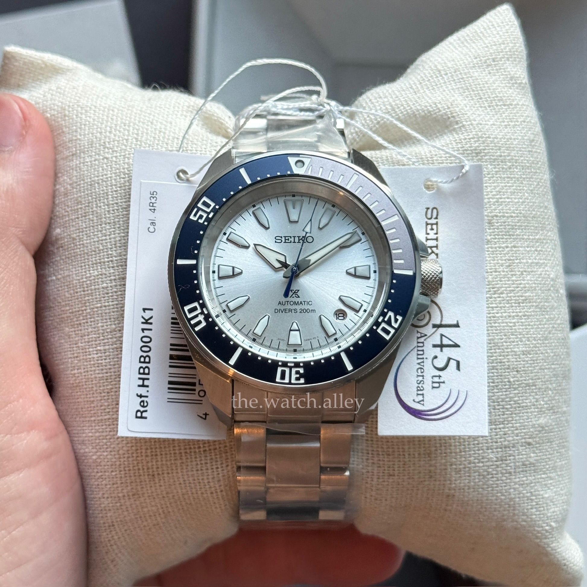 Seiko Seiko Prospex Samurai / Shogurai - HBB001 / HBB001K1 145th Anniversary Limited Edition 9,999pcs - “Seiko Blue”