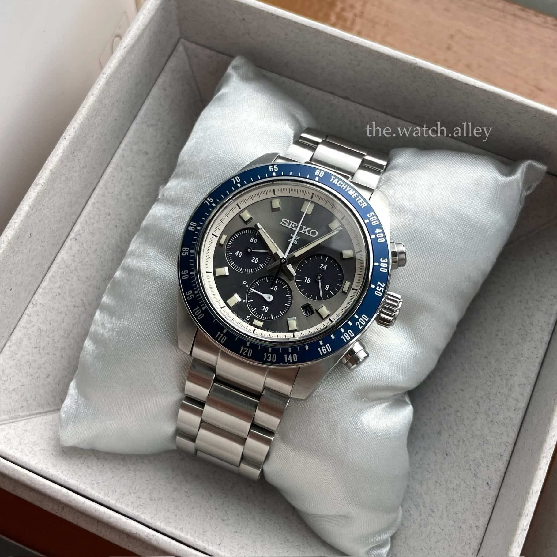 Seiko Seiko Prospex Speedtimer - “Grand Touring” Gray & Blue SSC939 / SSC939P1 - Ver. 2 Solar Chronograph
