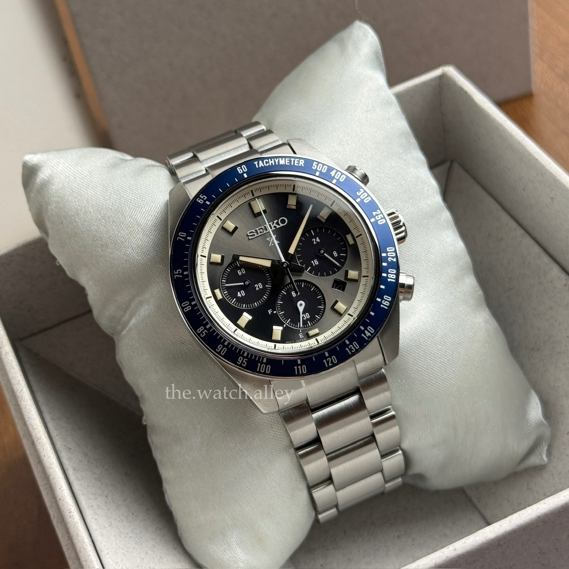 Seiko Seiko Prospex Speedtimer - “Grand Touring” Gray & Blue SSC939 / SSC939P1 - Ver. 2 Solar Chronograph