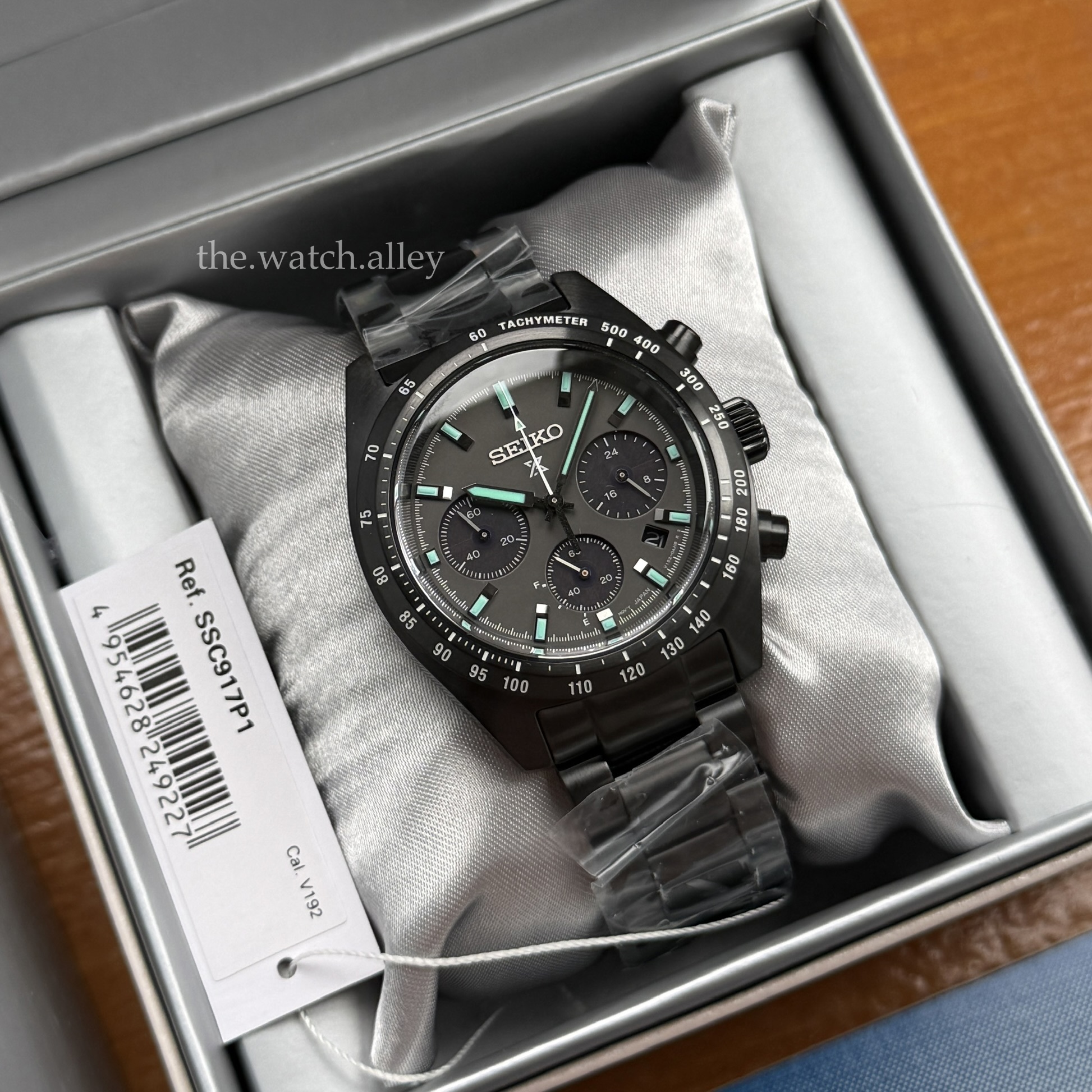 Seiko Seiko Prospex - Speedtimer “Night Vision” SSC917 / SSC917P1 - Ver 1. Solar Chronograph - Black Series