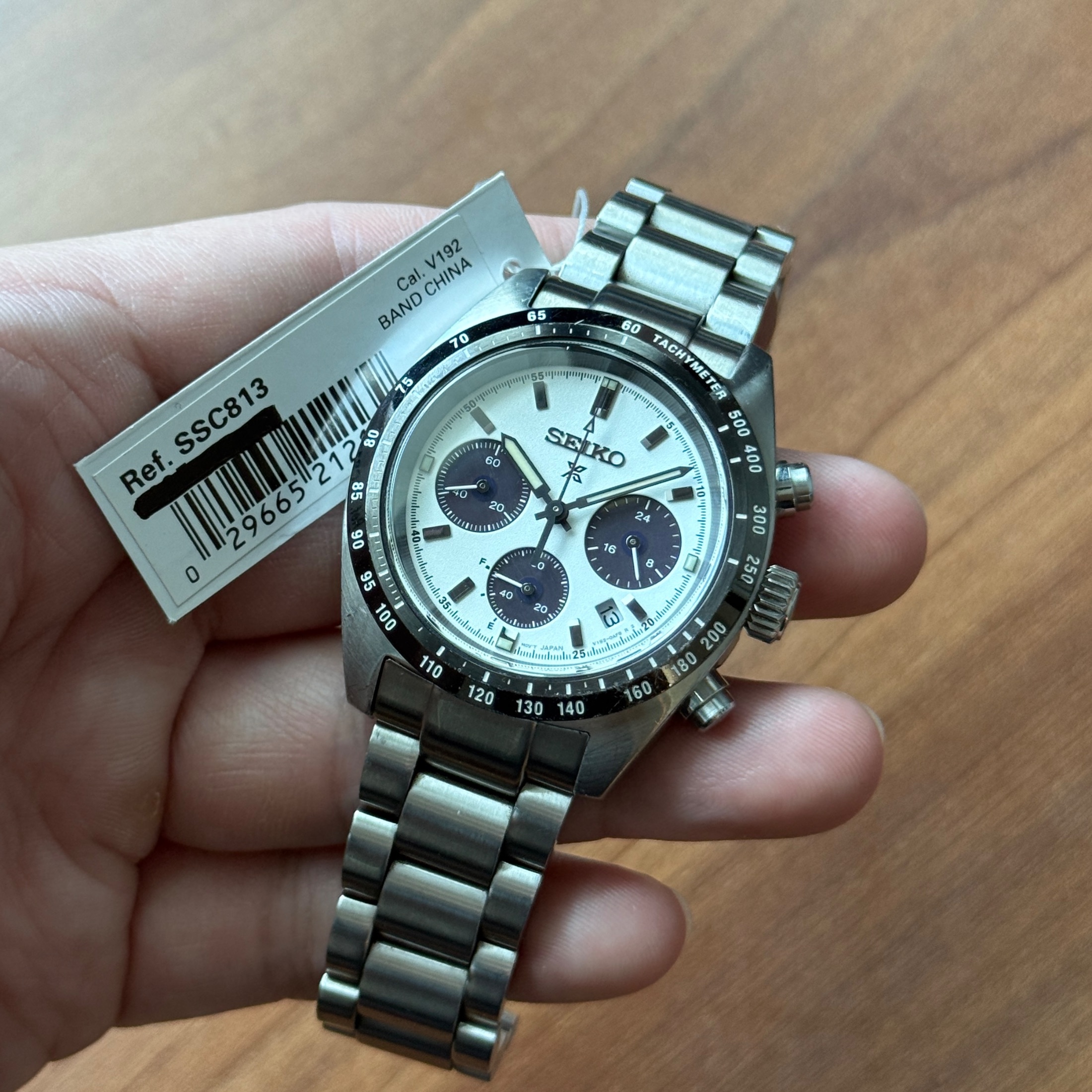 Seiko Seiko Prospex Speedtimer - Panda V1 - SSC813 / SSC813P1 Solar Chronograph - Discontinued