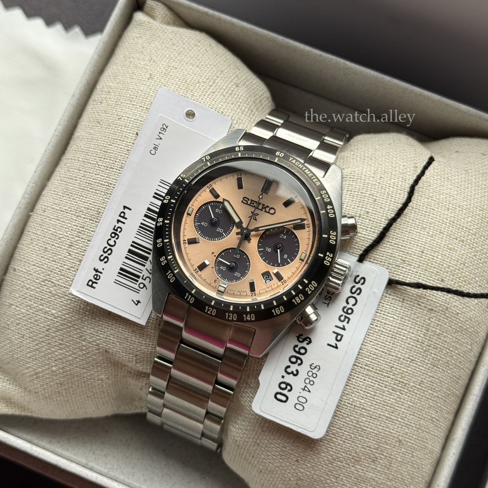Seiko Seiko Prospex Speedtimer - Salmon Dial “SLAM DUNK” - Thong Sia Exclusive SSC951 / SSC951P1 - Limited Edition 1,000pcs