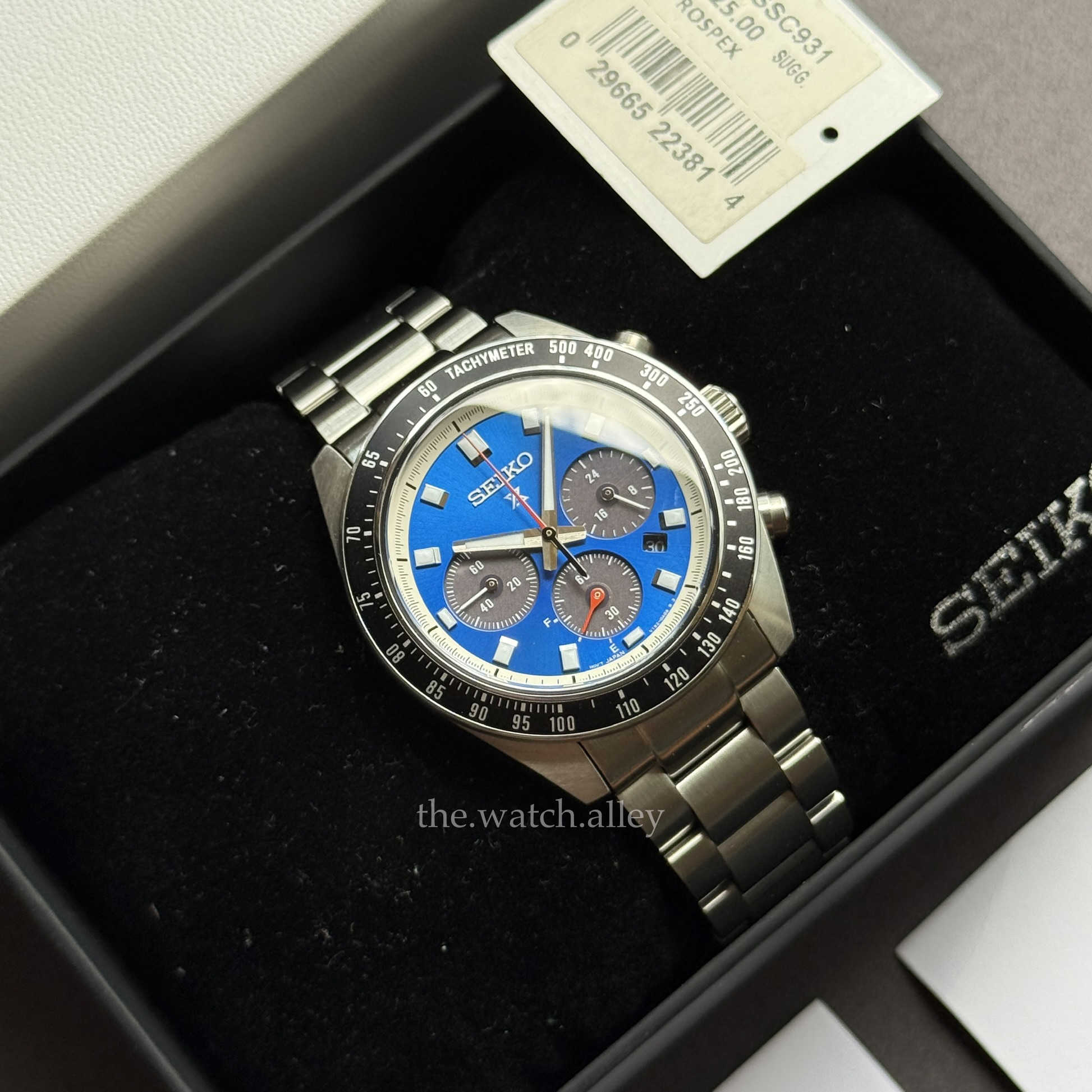 Seiko Seiko Prospex Speedtimer Ver 2. - US Exclusive Special Edition Blue SSC931 / SSC931P1- Solar Chronograph