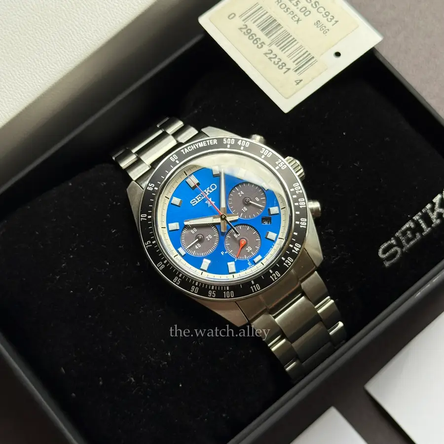 Seiko Seiko Prospex Speedtimer Ver 2. - US Exclusive Special Edition Blue SSC931 / SSC931P1- Solar Chronograph