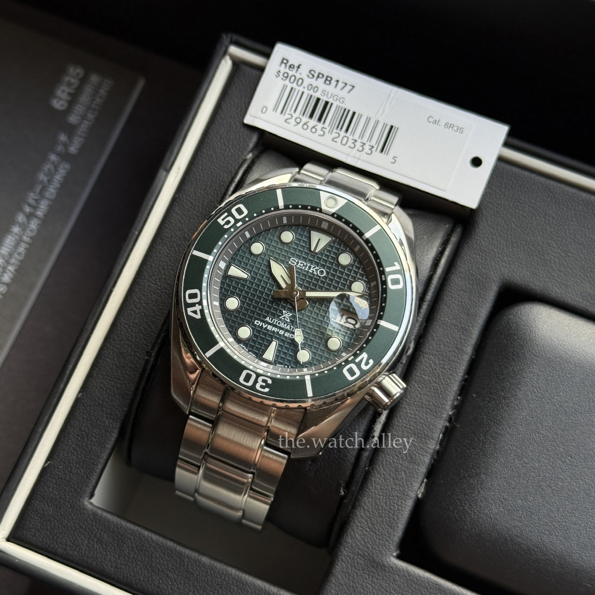 Seiko Seiko Prospex Sumo - Green “Ice Diver” SPB177 / SPB177J1 - US Special Edition