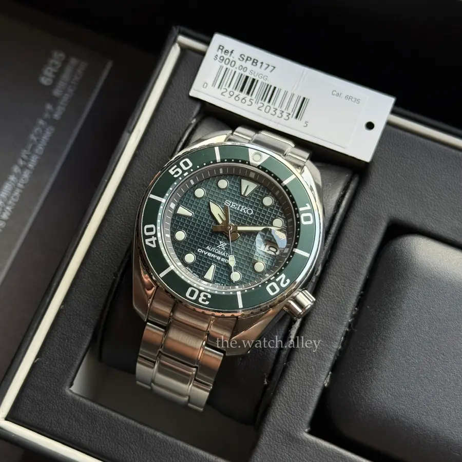 Seiko Seiko Prospex Sumo - Green “Ice Diver” SPB177 / SPB177J1 - US Special Edition