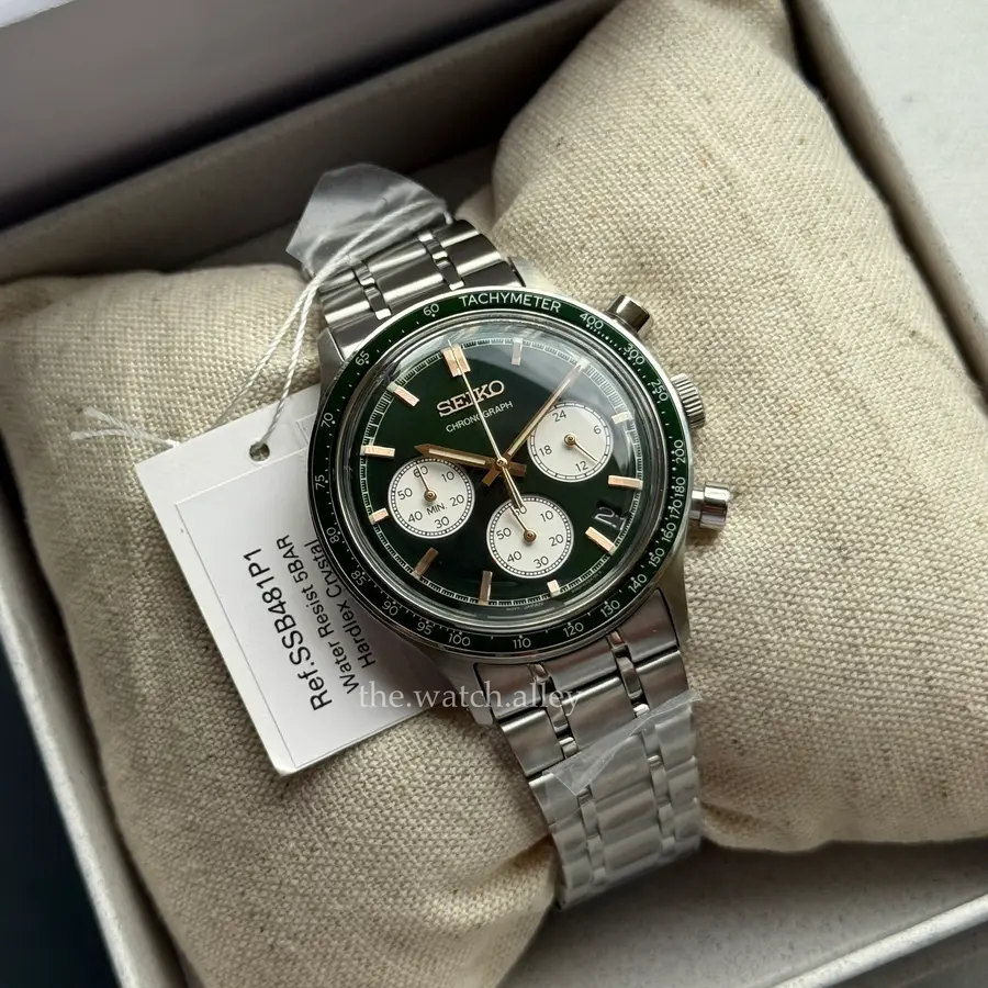 Seiko Seiko Quartz Chronograph Green Dial - SSB481 / SSB481P1
