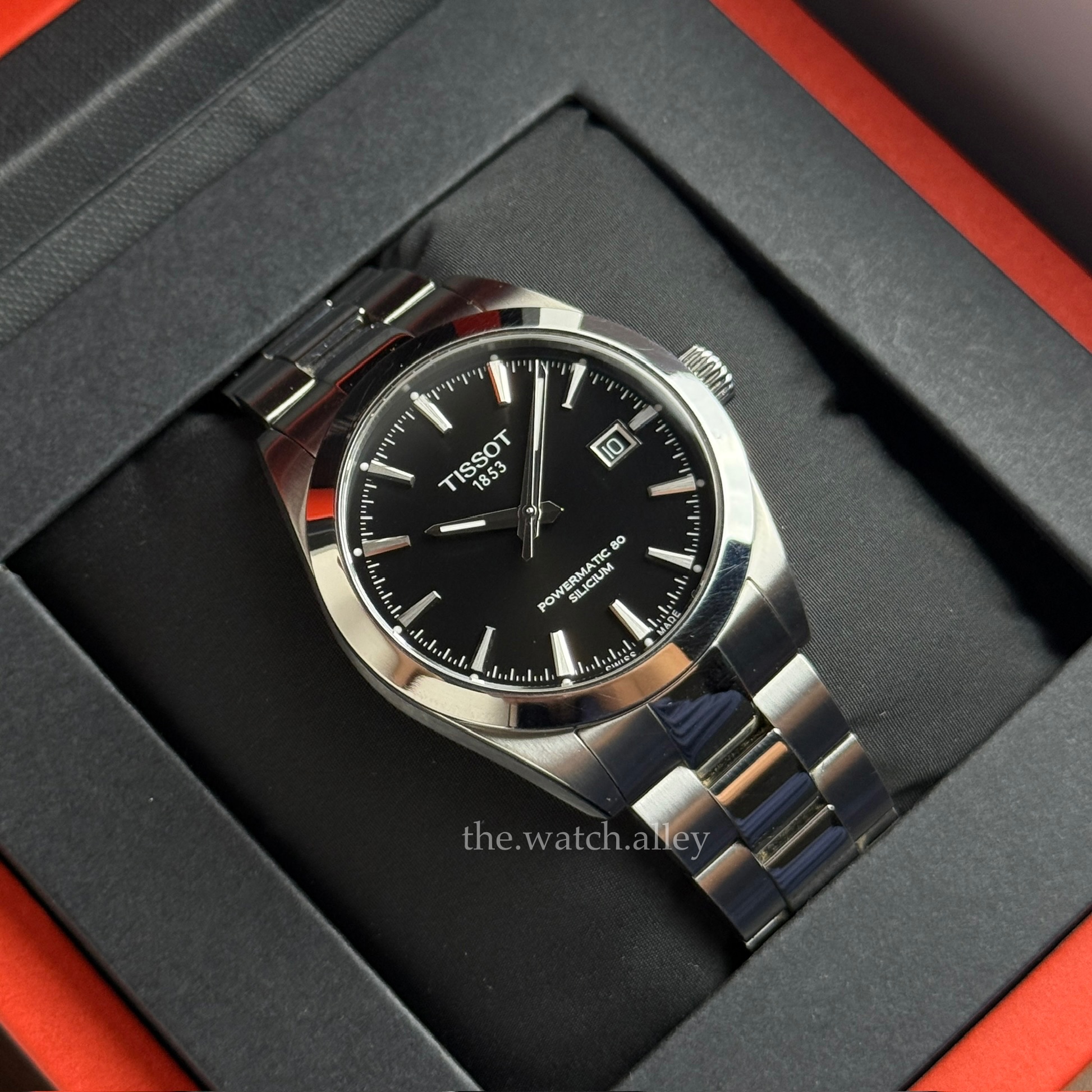Tissot Tissot Gentleman Powermatic 80 Silicium - T127.407.11.051.00 Black Dial - Swiss Automatic Dress / Everyday Watch